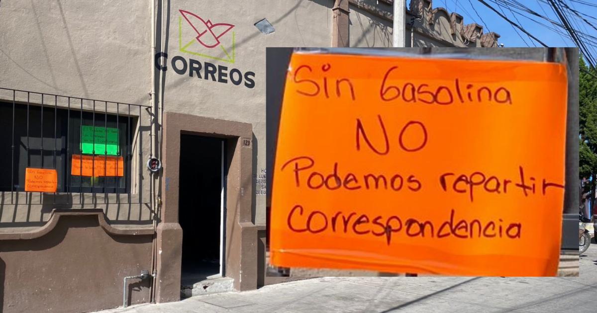 Protestan trabajadores de Correos de México por falta de insumos ...