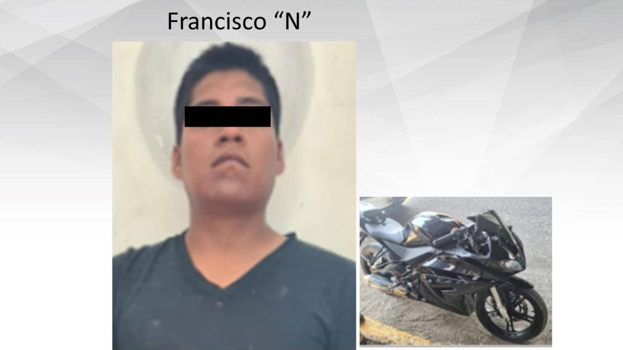 Detiene policía Morelos a joven con moto reportada como robada en Cuautla