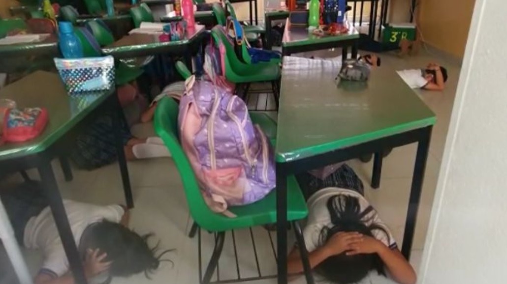 Realizan simulacro de balaceras en escuela primaria de Cuautla