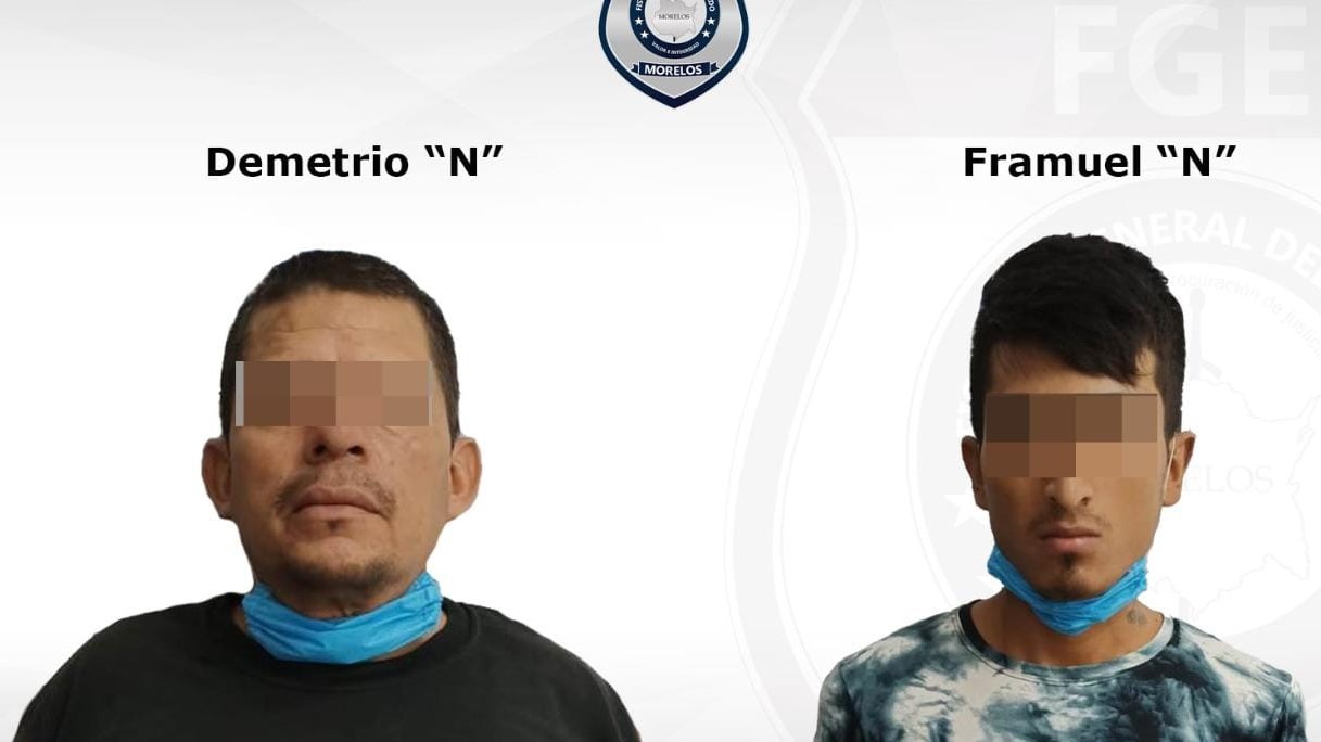 Imponen prisión preventiva a 2 masculinos por secuestro cometido en Cuautla