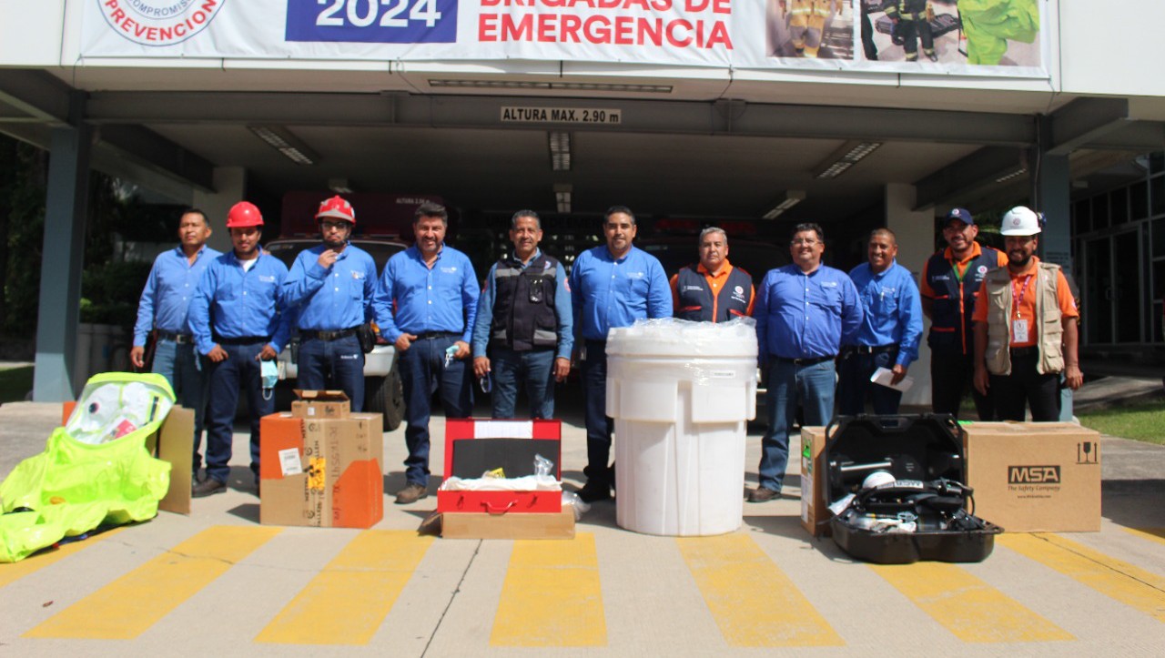Recibe Protección Civil Morelos donación de equipo para atención de emergencias