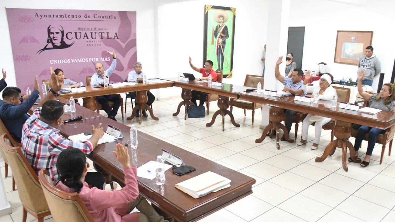 Aprueba cabildo iniciativa de ley de ingresos 2023 en Cuautla