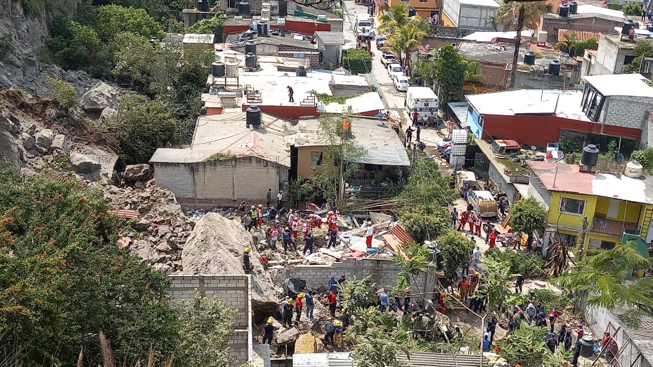 Se registra derrumbe en Cuernavaca