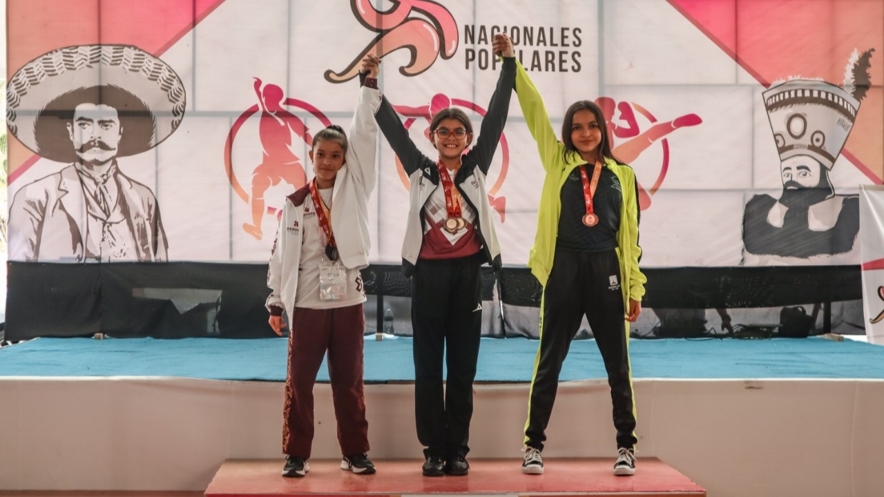 Obtienen artemarcialistas 13 medallas para Morelos en juegos nacionales populares 2022