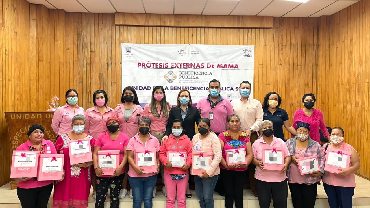 Otorga SSM prótesis externas de mamá a 11 mujeres