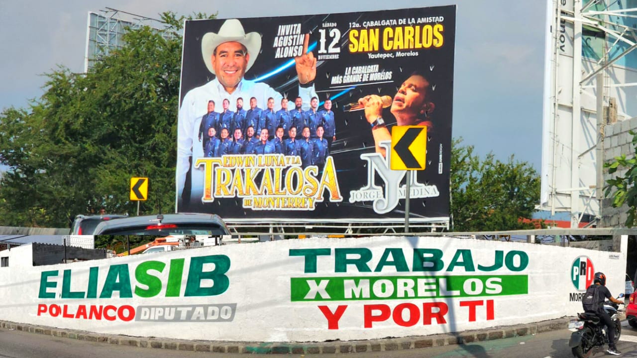 Violan diputados de Morelos la Constitución de México con propaganda personalizada