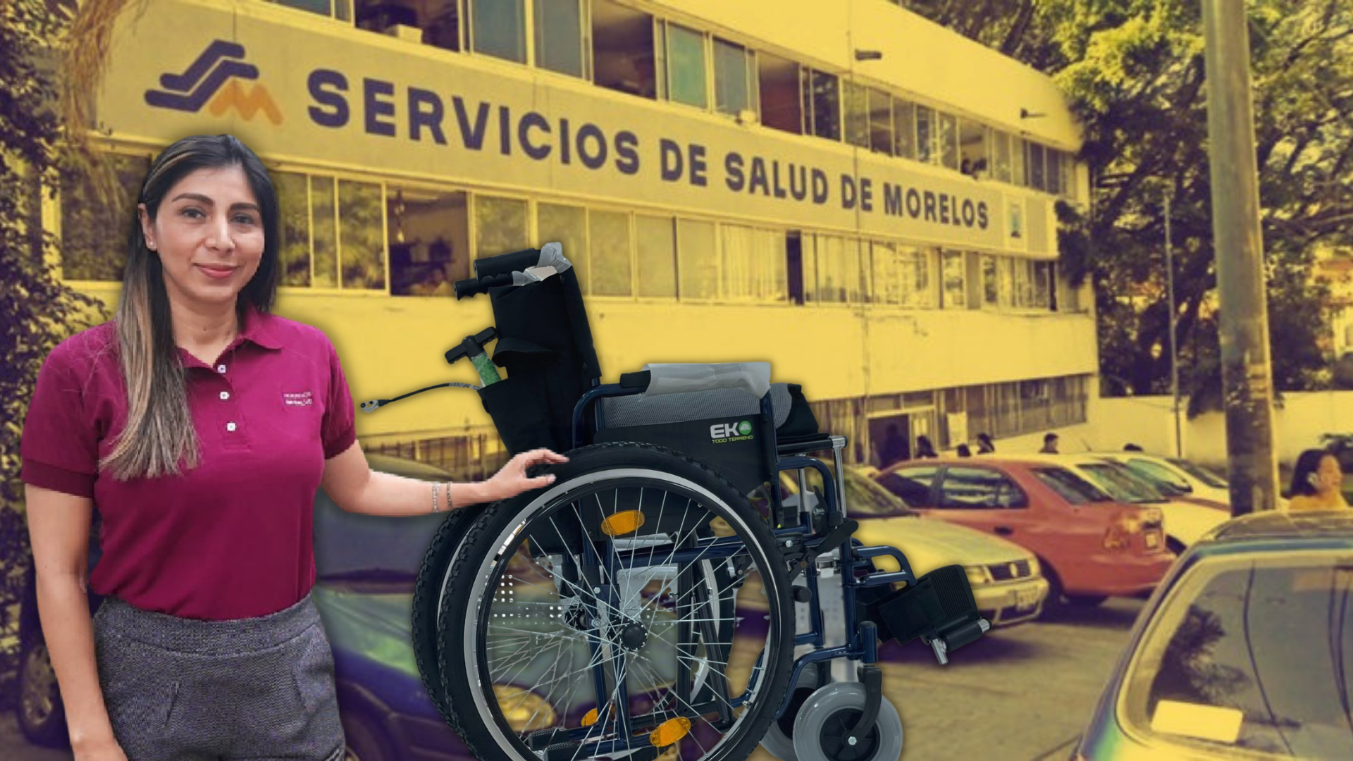 Continúa los servicios de salud Morelos donando sillas de ruedas