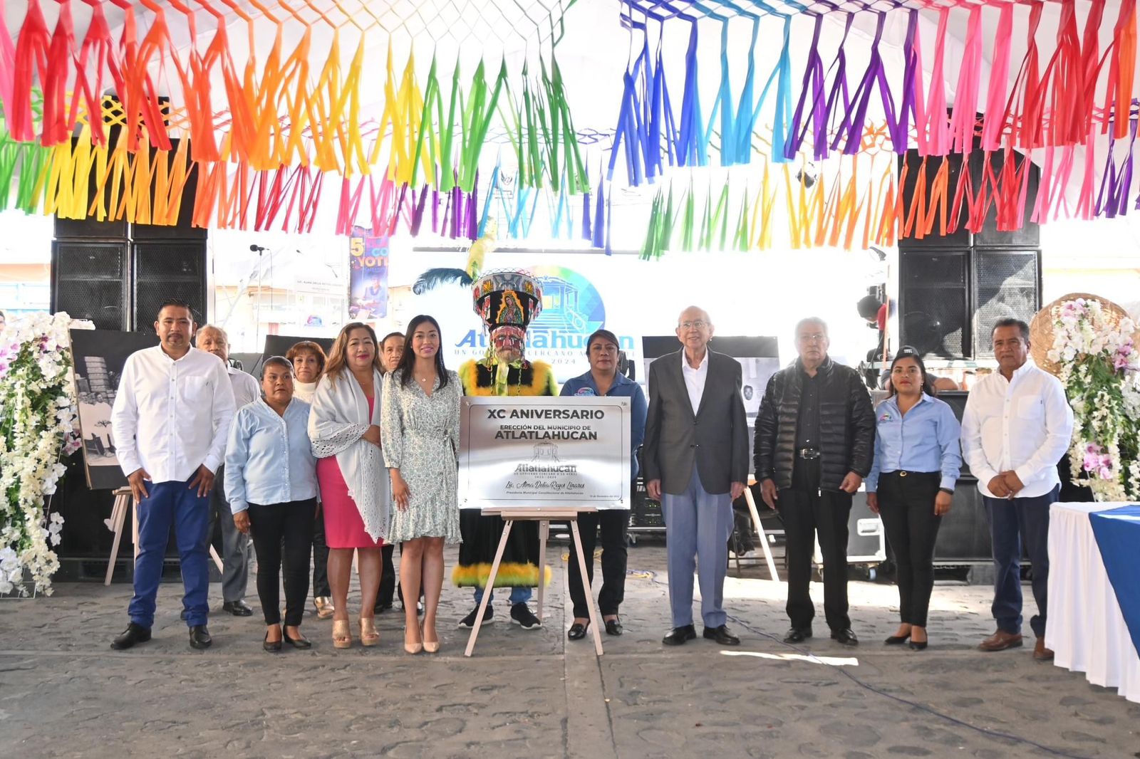 Conmemoran 90 aniversario del municipio de Atlatlahucan