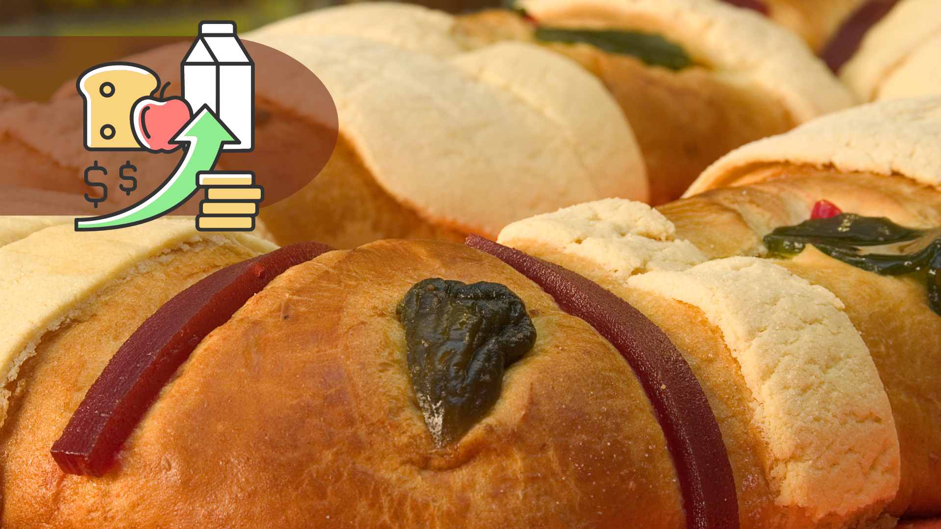 Tradicional Rosca de Reyes sube su precio hasta en un 20 %