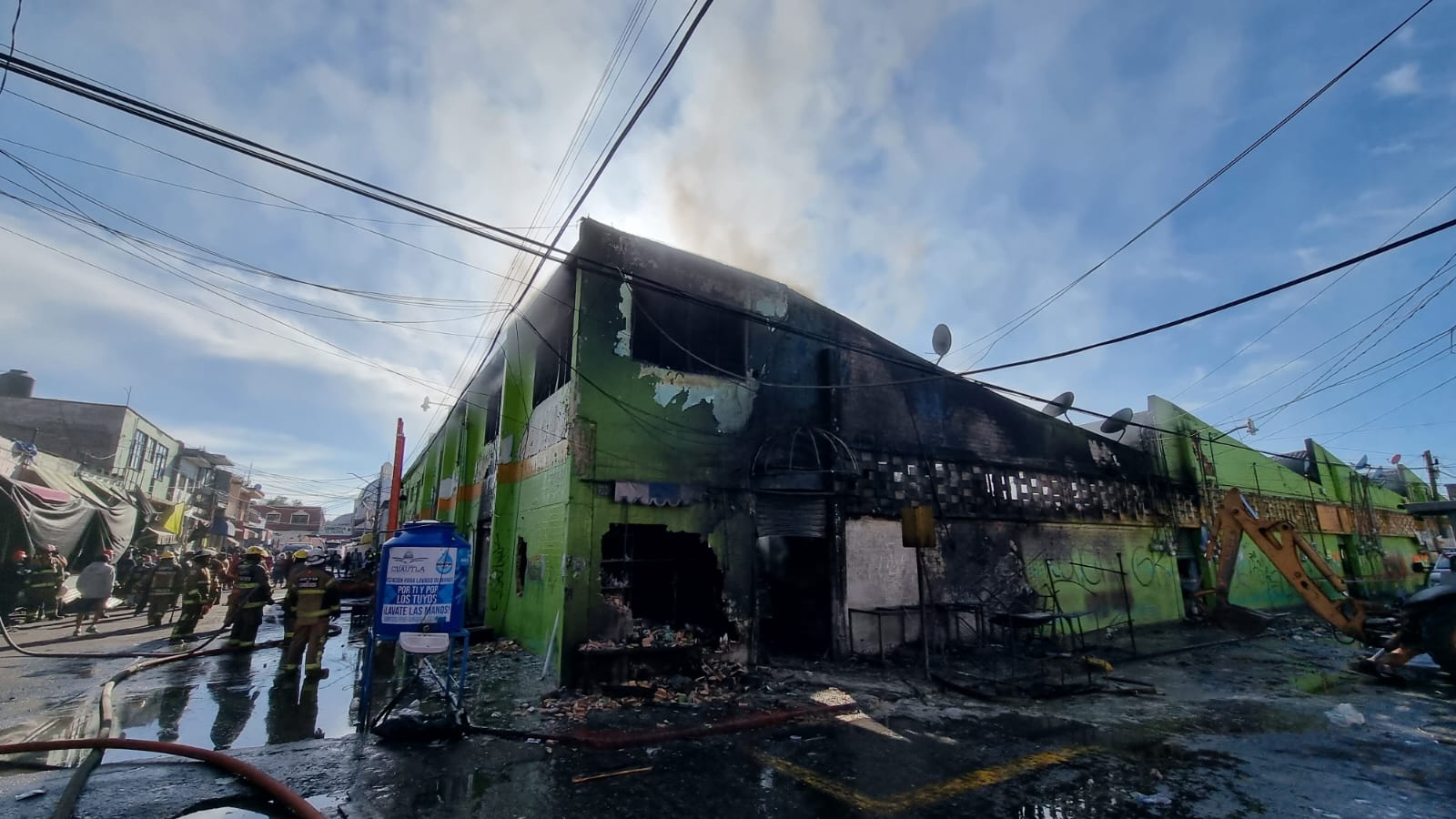 Fiscalía espera resultado pericial sobre incendio de Mercado municipal de Cuautla
