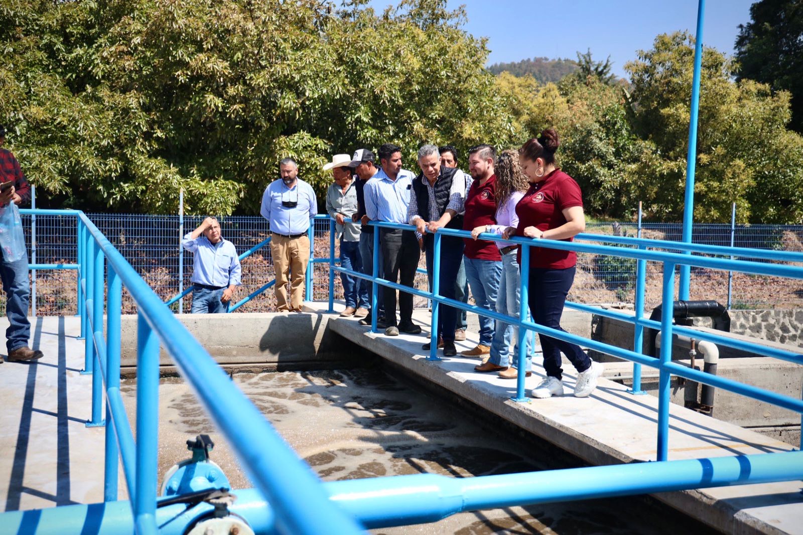Entrega CEAGUA planta de tratamiento de aguas residuales en Tetela del Volcán
