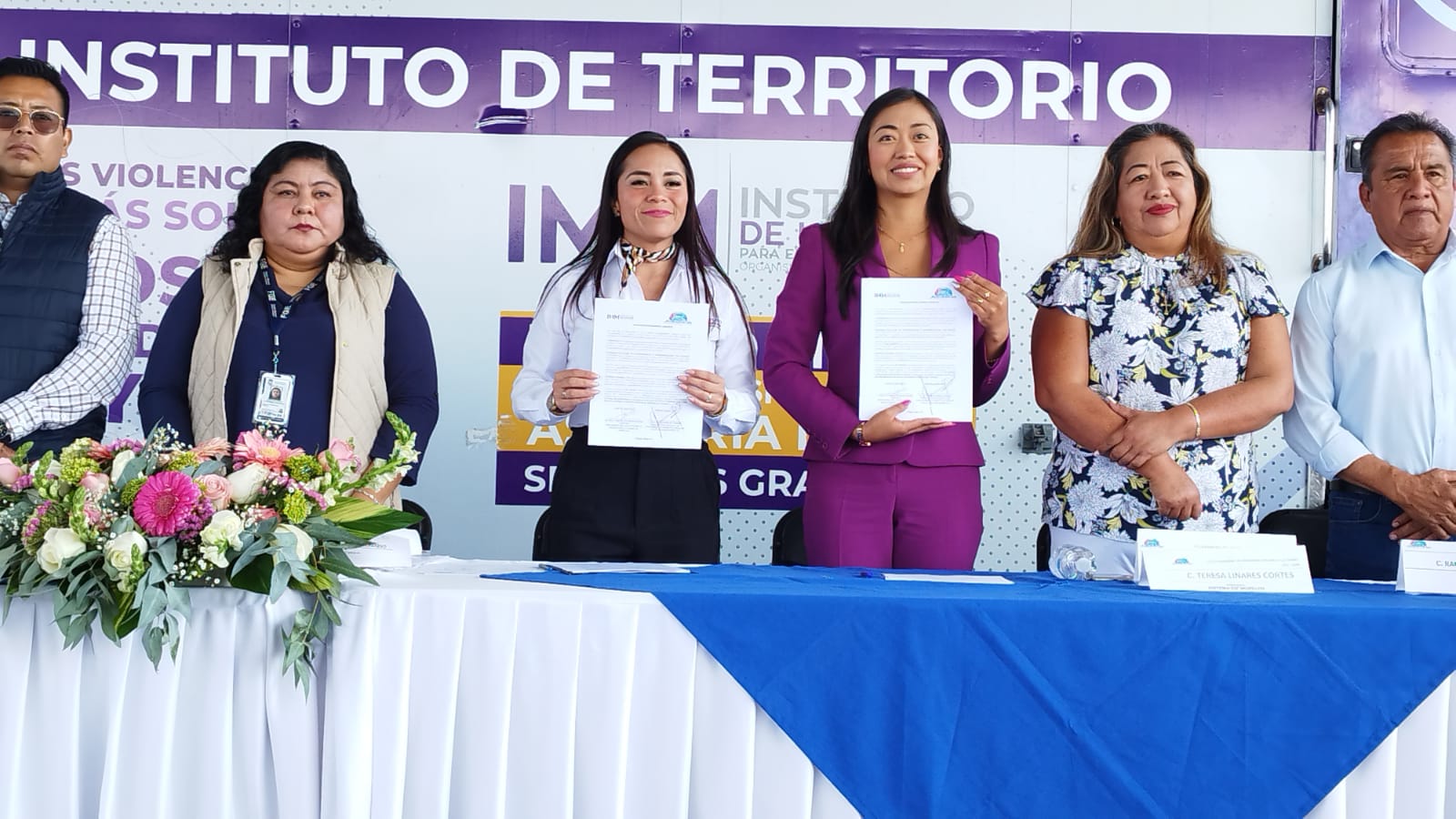 Firma Alma Reyes convenio de colaboración con el Instituto de la Mujer de Morelos
