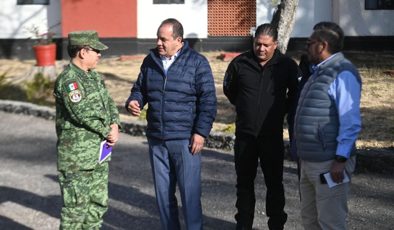 Evalúa Cuauhtémoc Blanco estrategia de seguridad en Morelos