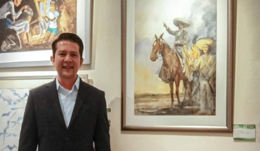 Pintor cuautlense expone su obra en Museo Nacional de la Acuarela en la CdMx