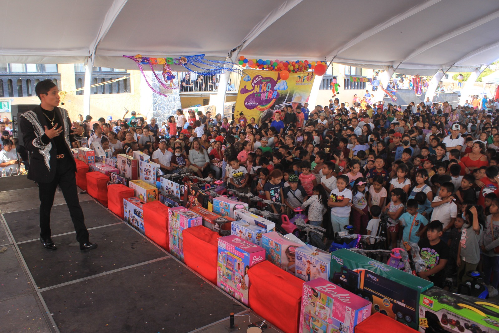 Magno festejo del Día del Niño y la Niña en Atlatlahucan
