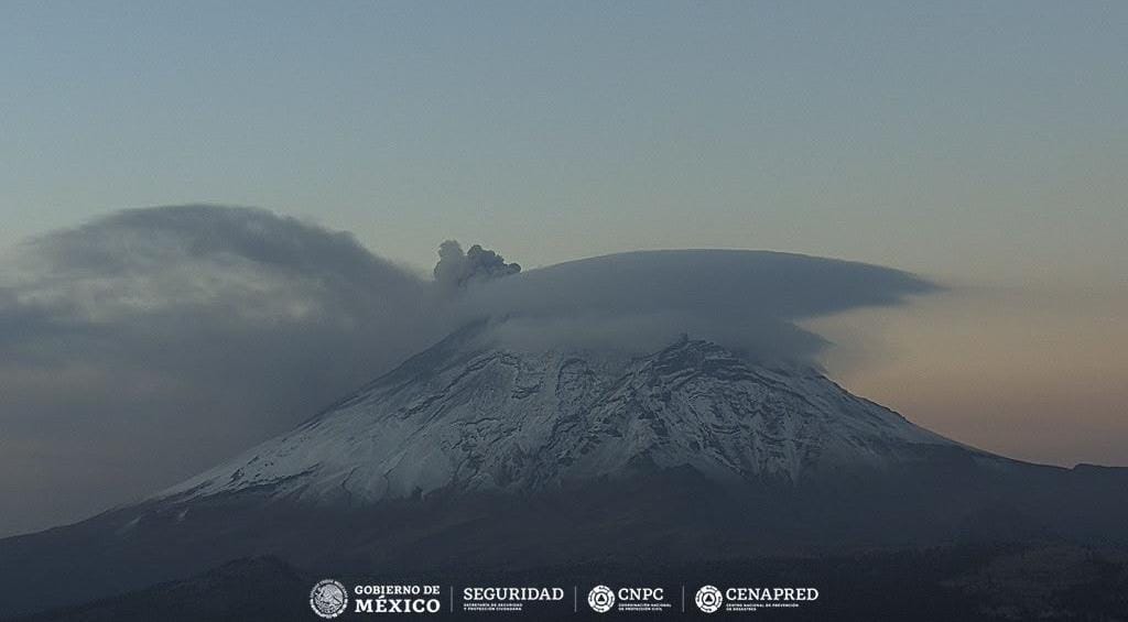 Registra volcán Popocatépetl 94 exhalaciones en las últimas horas
