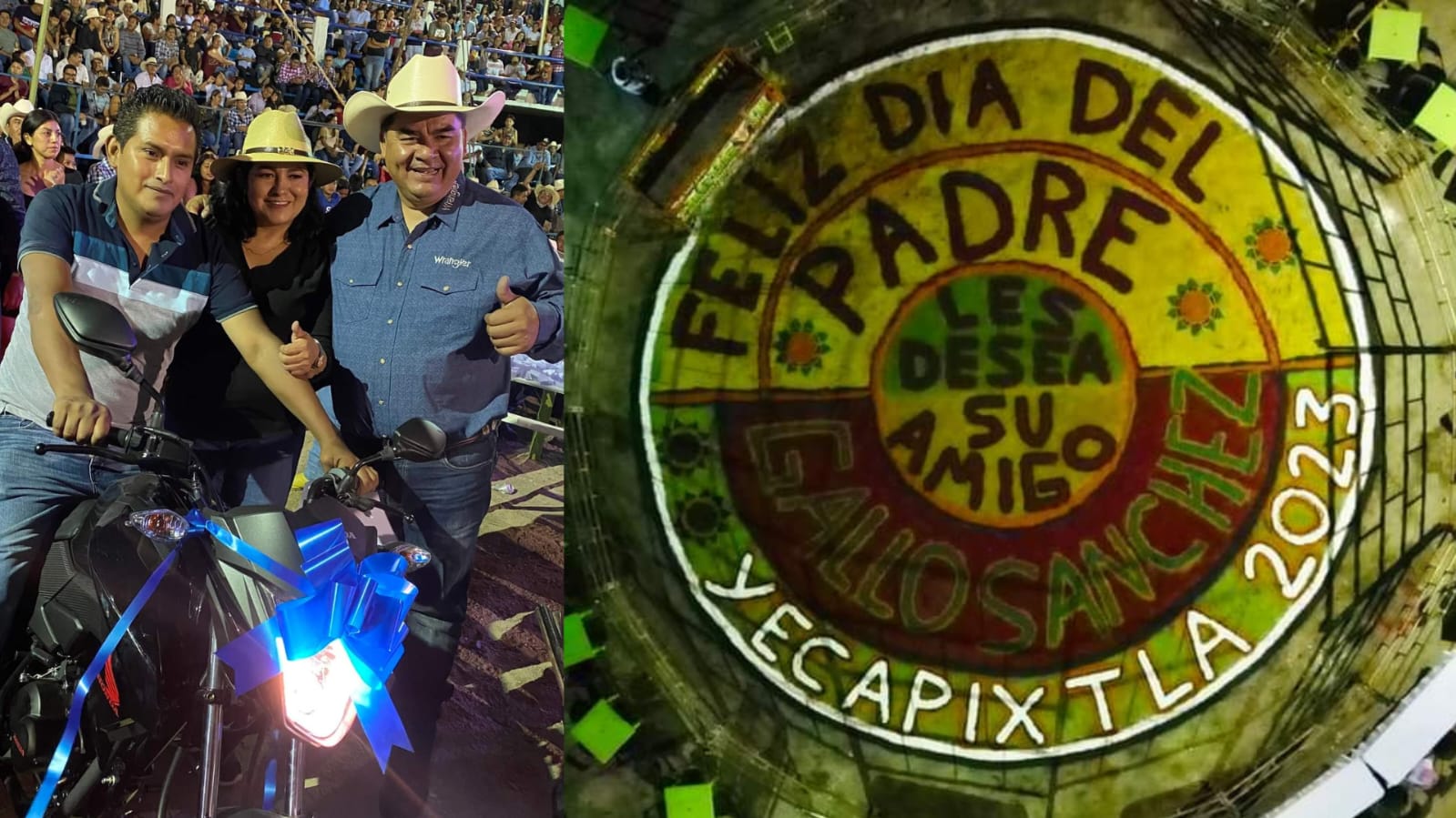 Celebra Heladio Rafael Sánchez a los papás en Yecapixtla