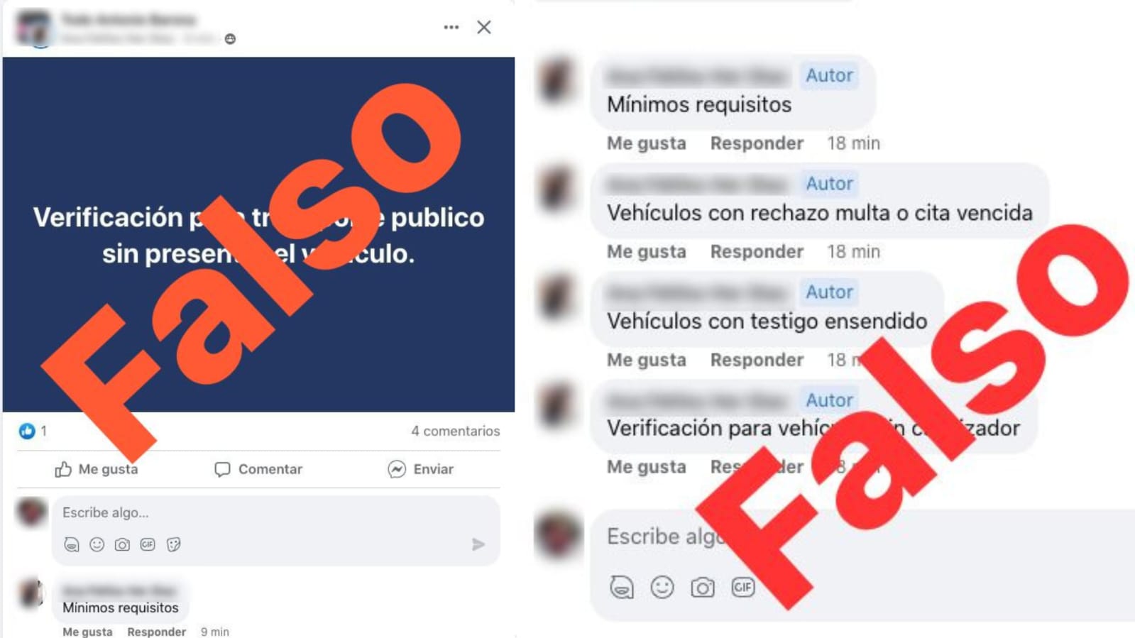 Falsos gestores en redes engañan con hologramas de verificación vehicular falsos