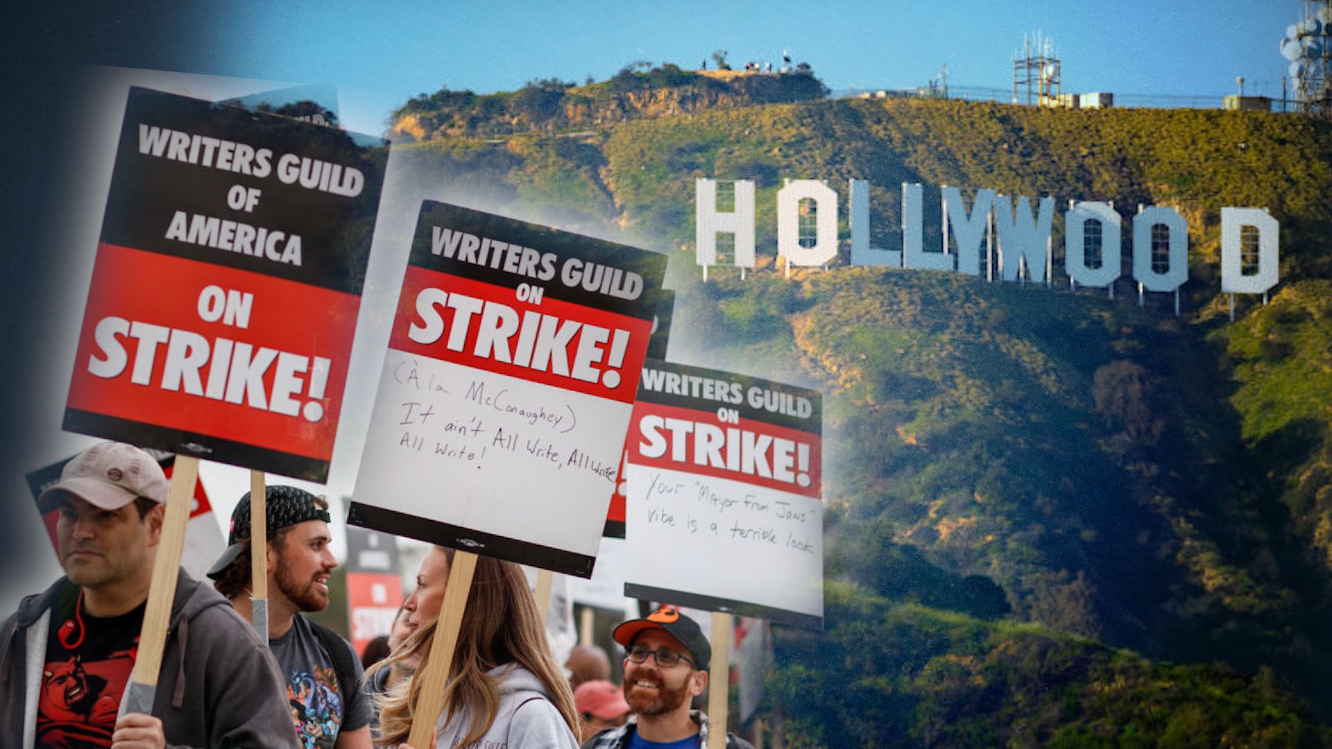 Actores paralizan Hollywood en una huelga histórica