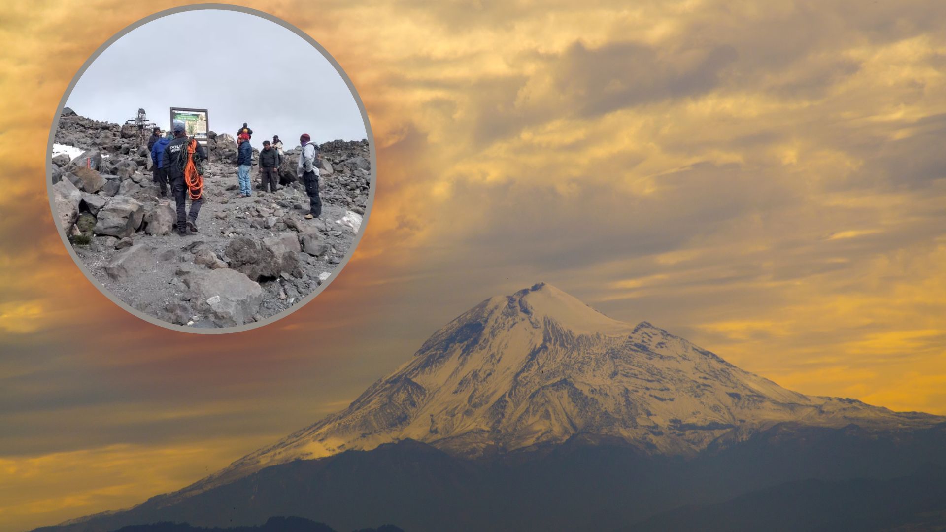 Mueren cuatro alpinistas tras caer del Pico de Orizaba