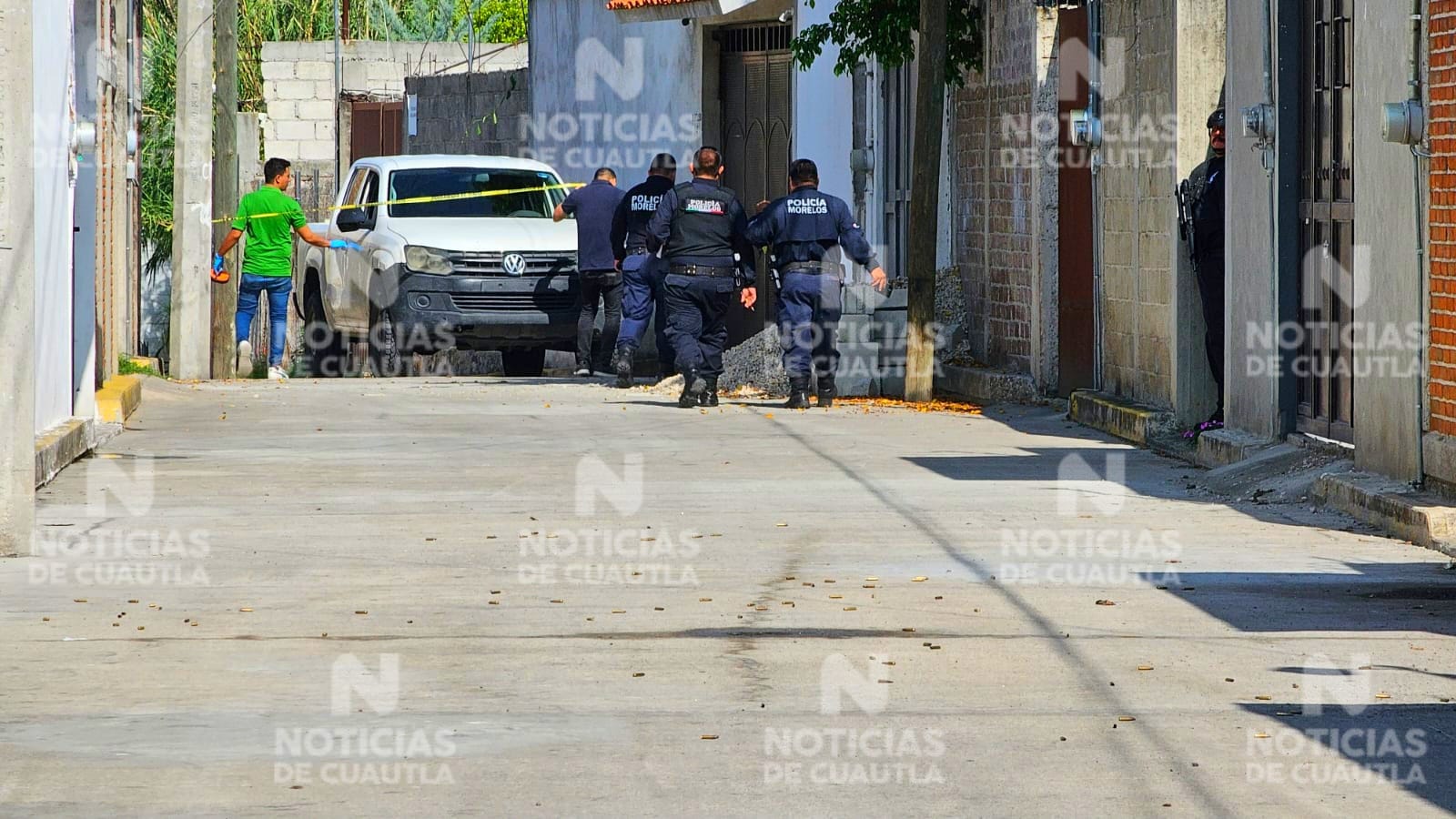 Fueron 158 disparos los percutidos en balacera de esta madrugada en Cuautla