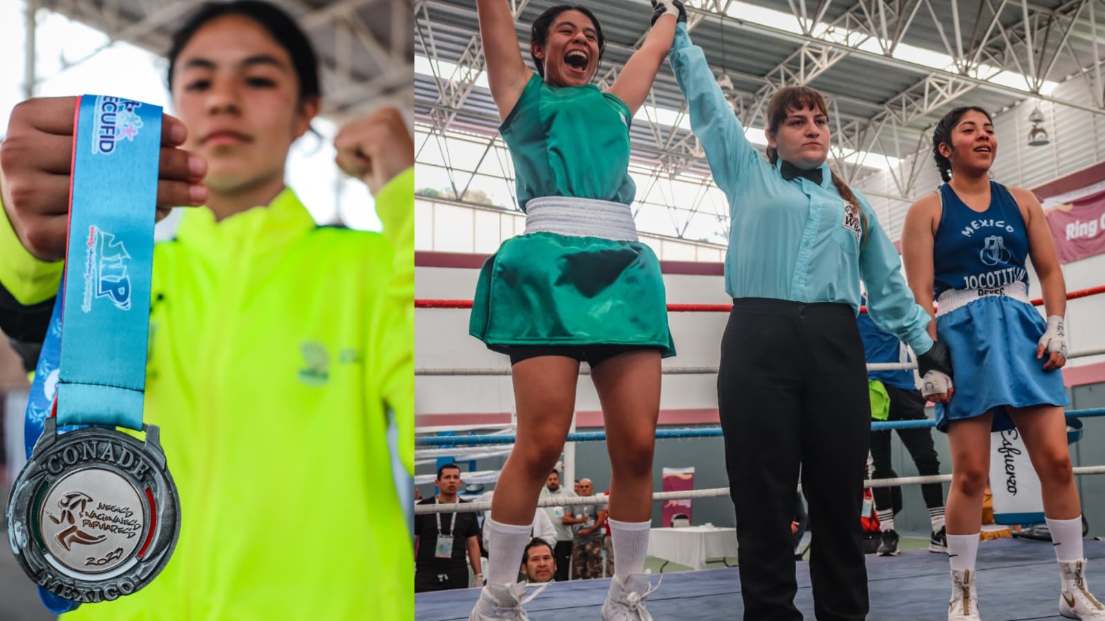 Gana boxeadora morelense medalla de plata en juegos nacionales populares 2023