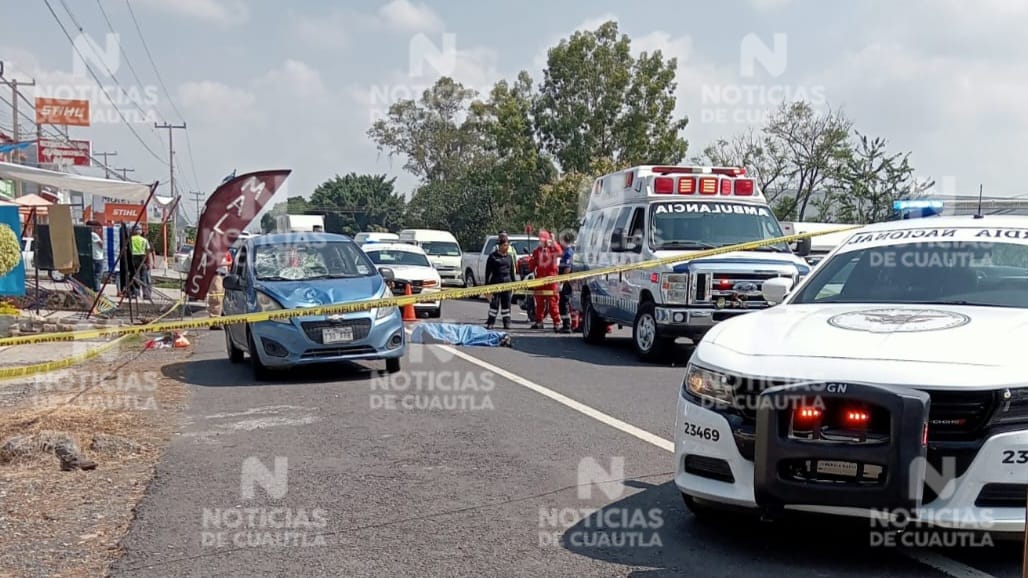 Pierde la vida atropellado vendedor de ajos en Cuautla