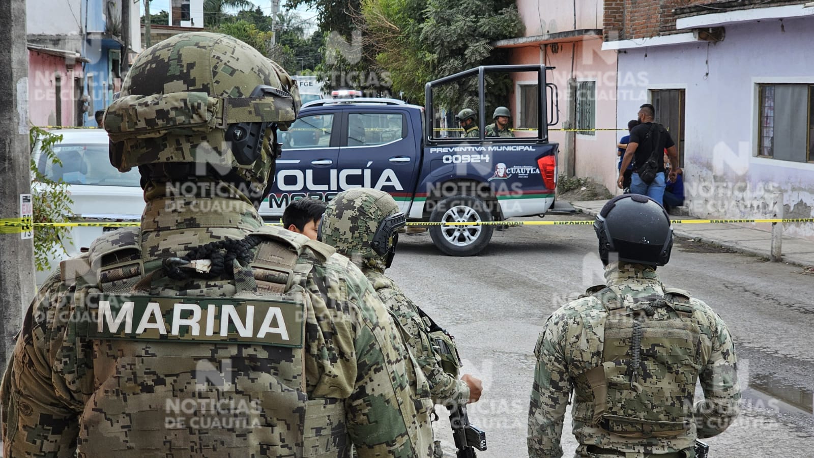 Deja ataque armado a tres hombres sin vida y dos personas lesionadas en Cuautla