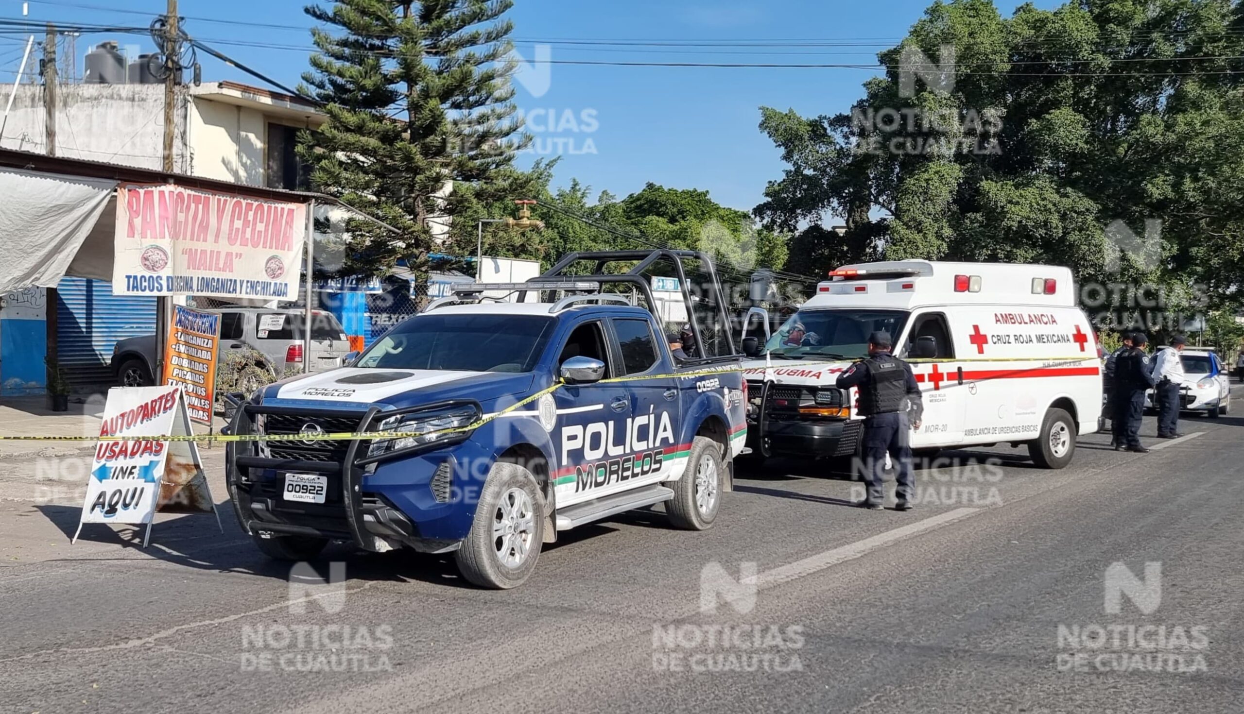 Le quitan la vida a un hombre y dejan a otro gravemente herido en Cuautla