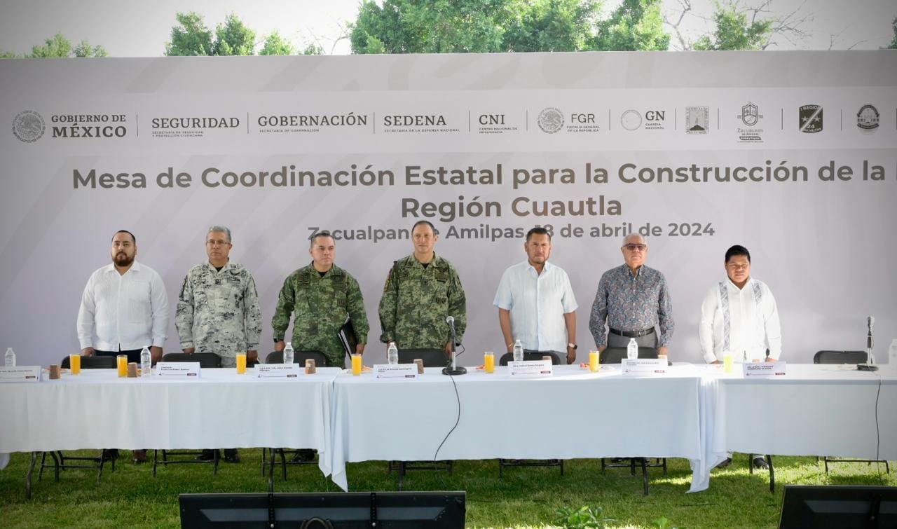 Se reúnen autoridades de seguridad en el oriente de Morelos