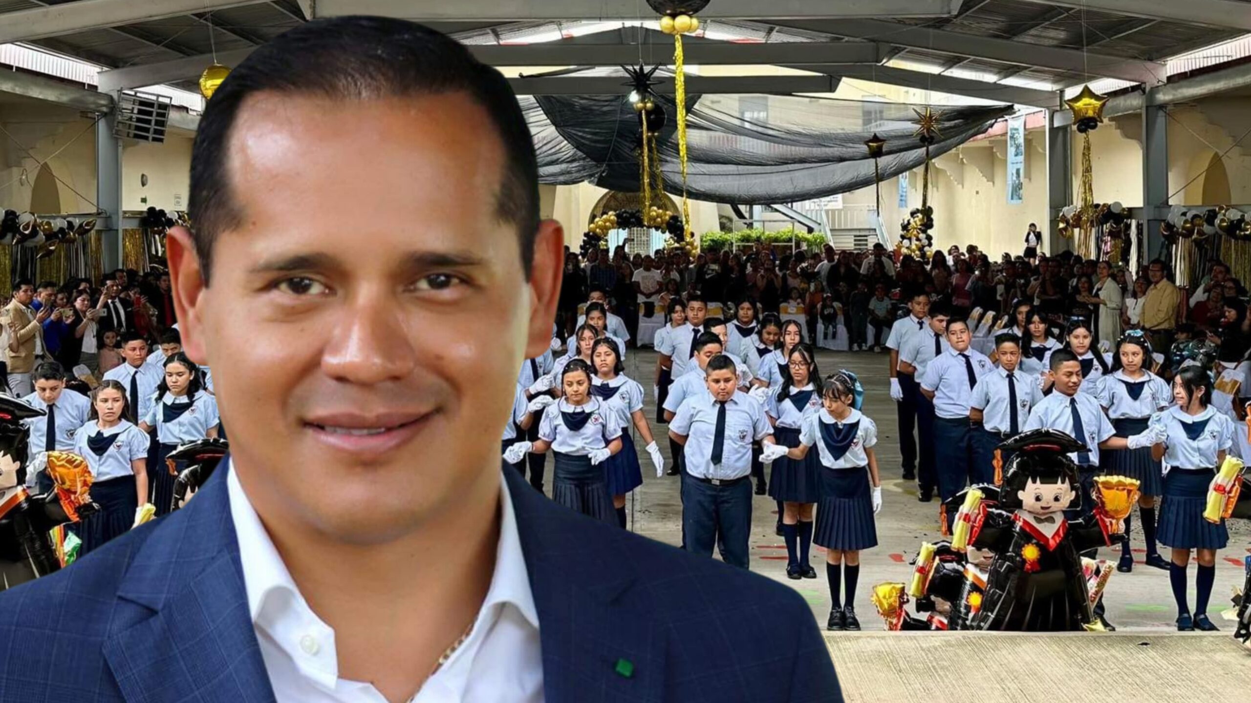 El presidente de CAMOR fue padrino de generación de la escuela Miguel Hidalgo