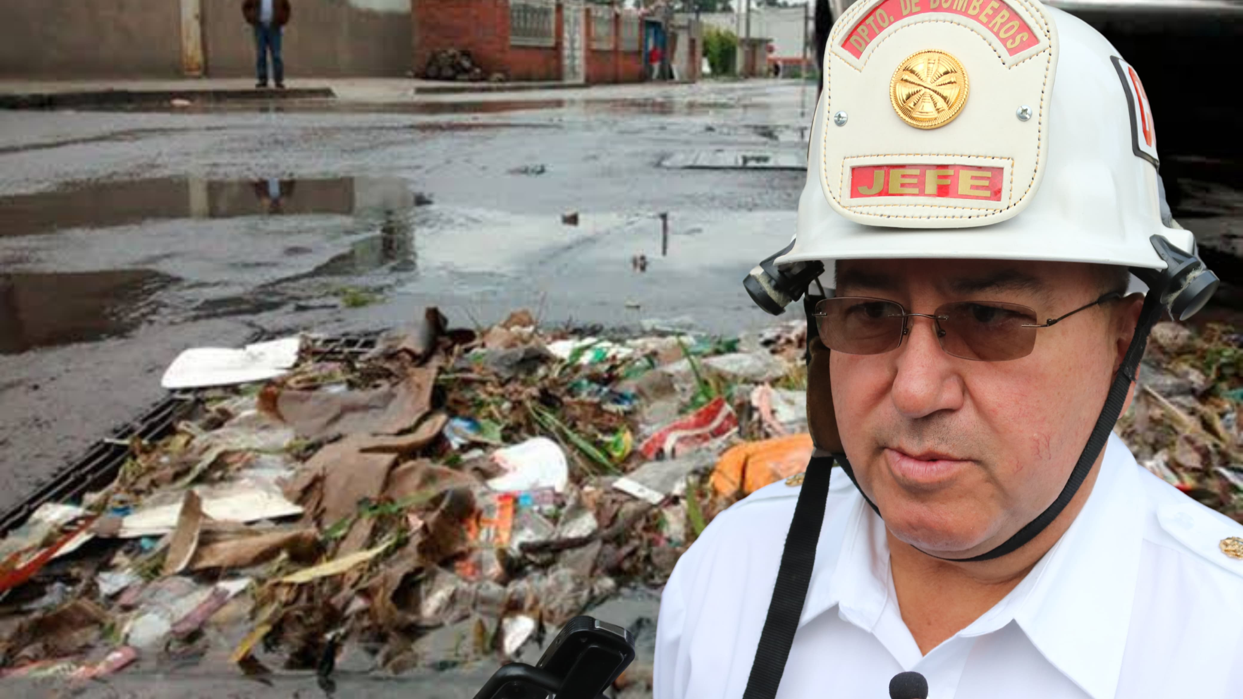 Acumulación de basura en coladeras provoca inundaciones