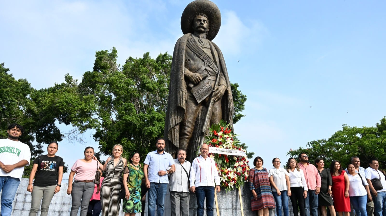 Conmemora Rodrigo Arredondo legado de Emiliano Zapata