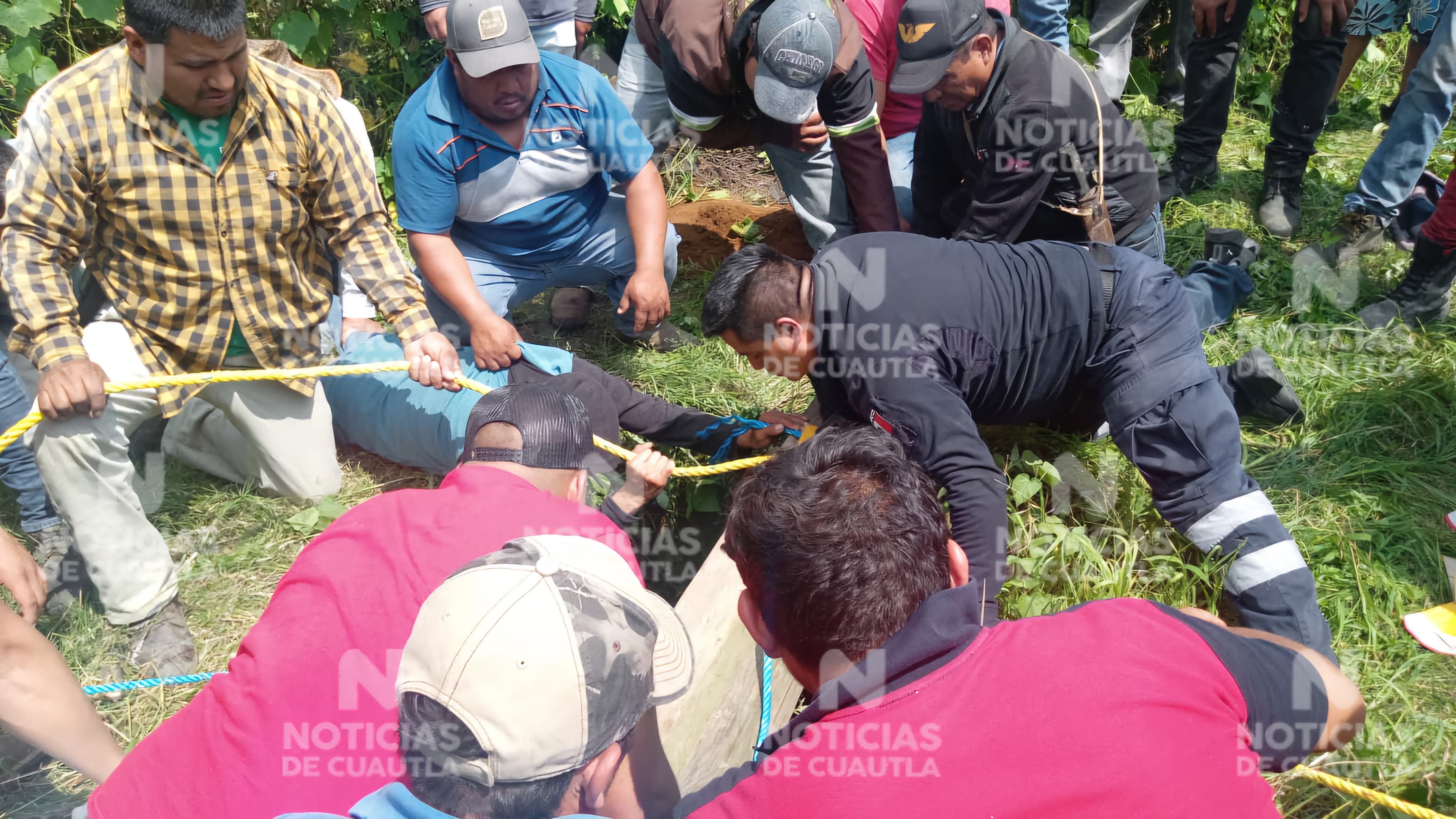 Muere un hombre tras caer a pozo de agua en Ocuituco