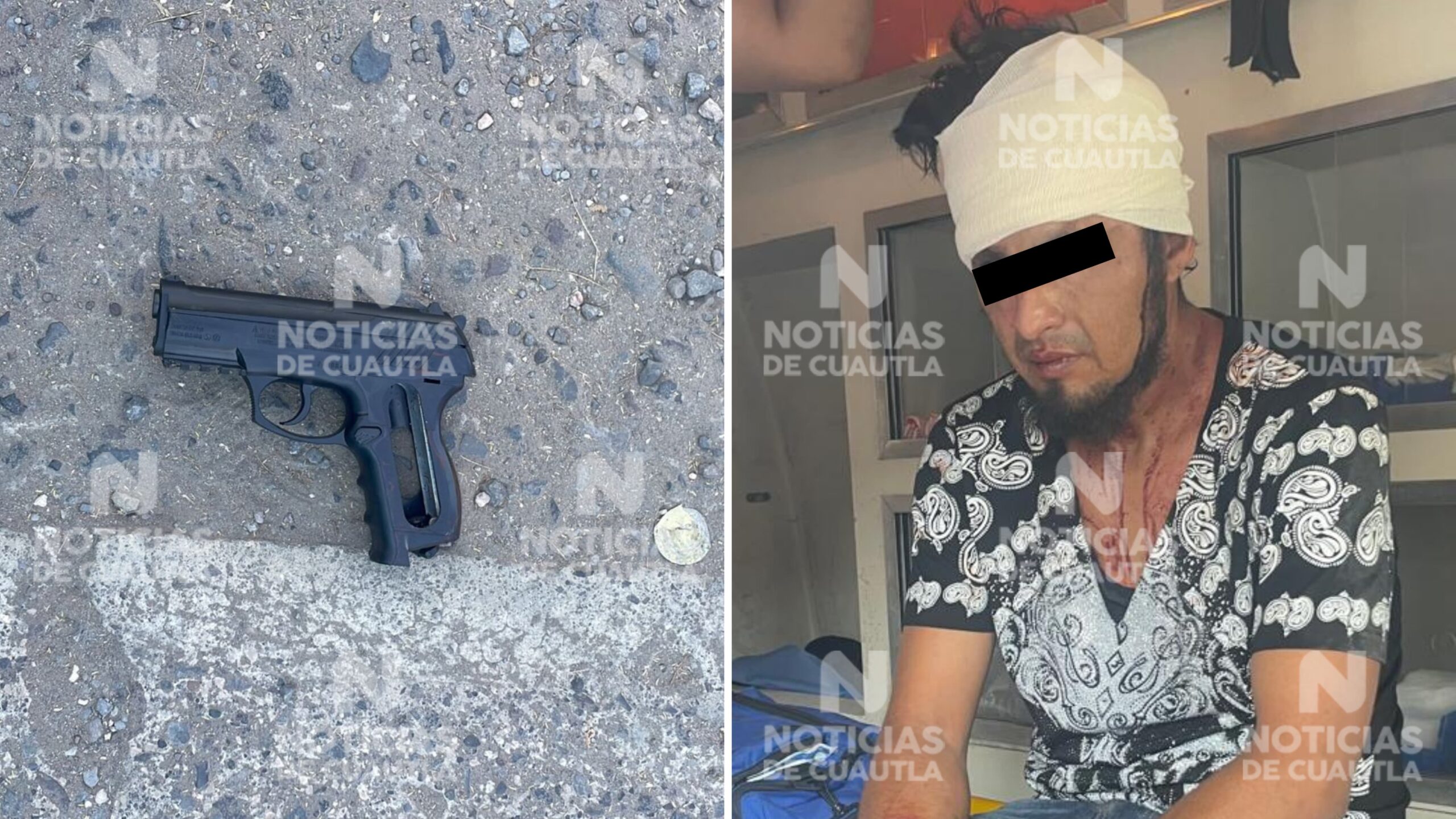 Robo con violencia deja herido a motociclista en Cuautla