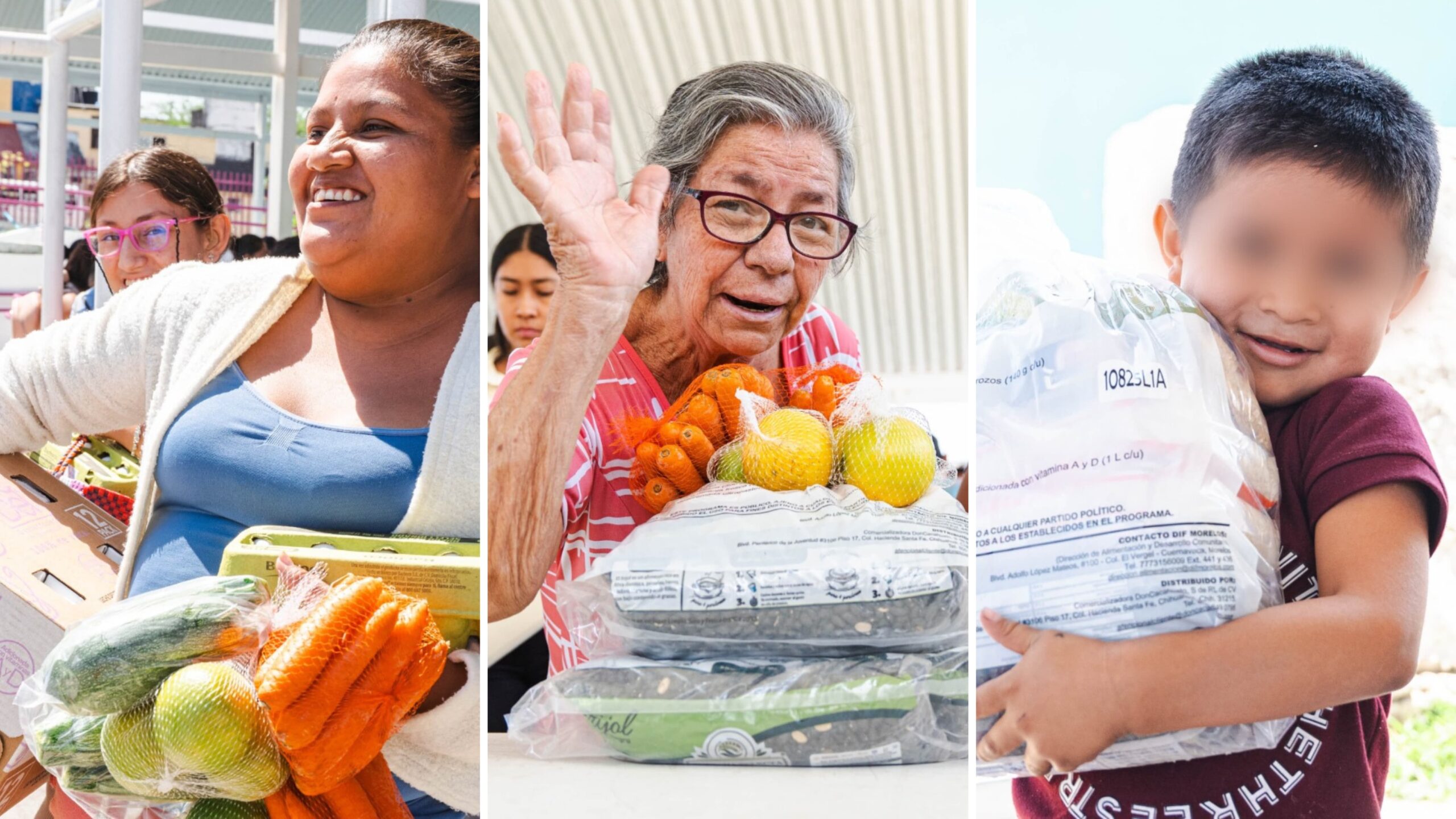 Continúa DIF entrega de canastas alimentarias a grupos vulnerables