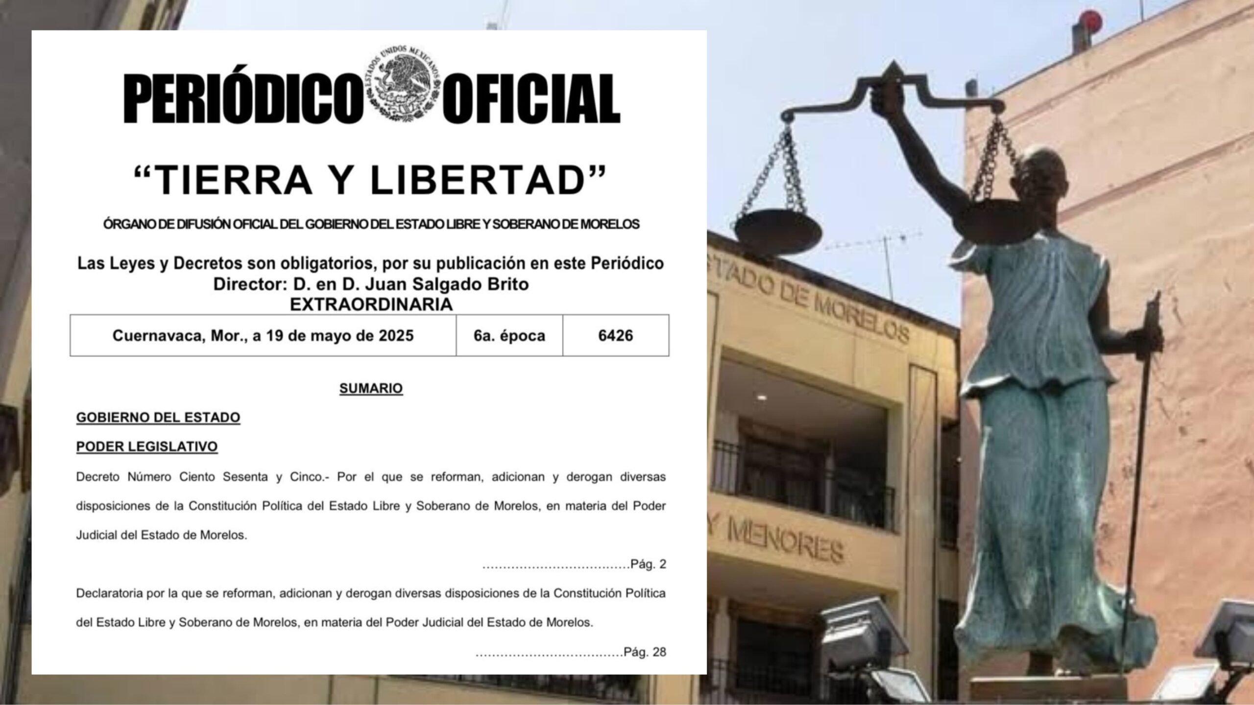 Pública Gobierno del estado Reforma Judicial