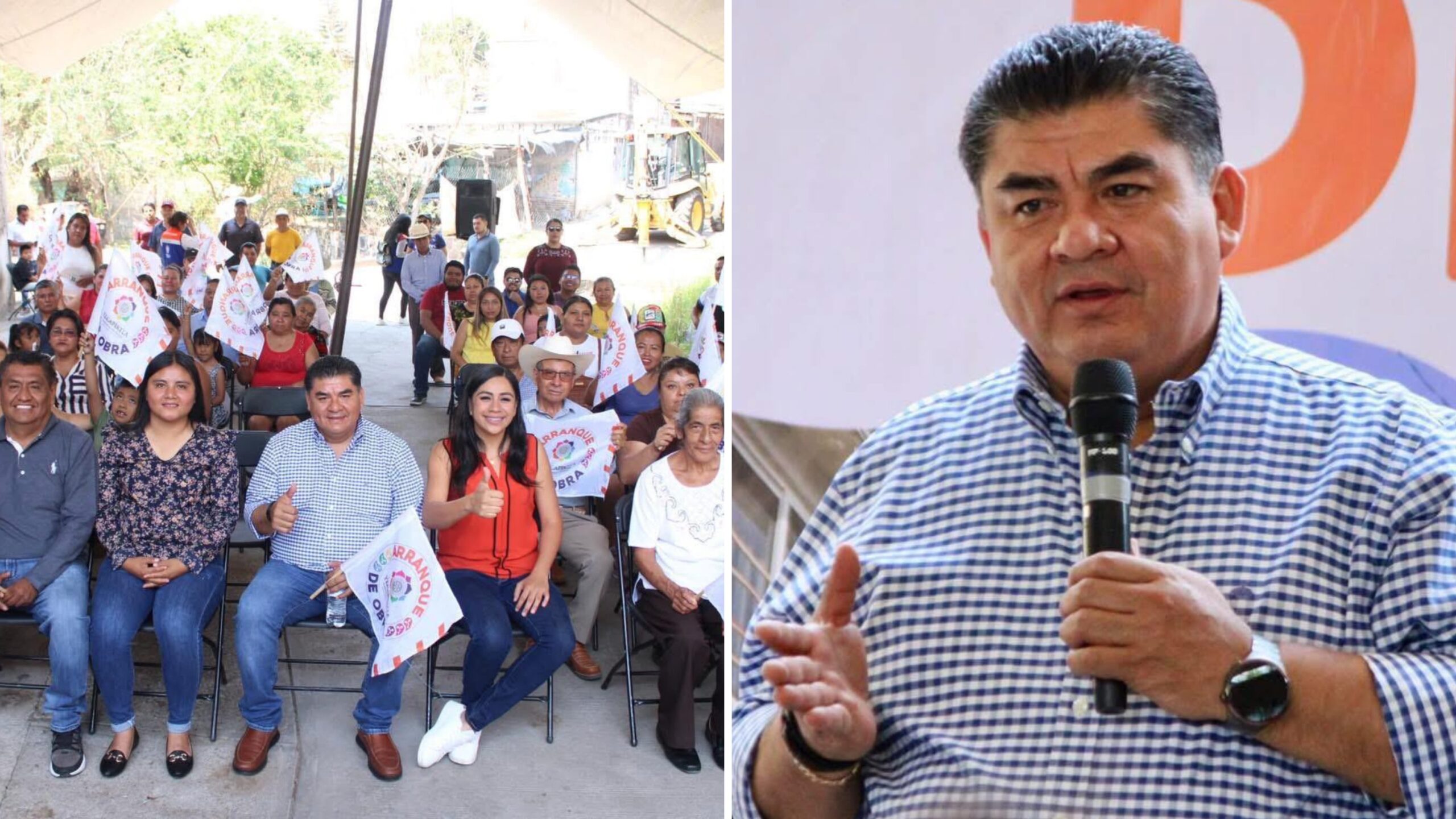 Alcalde de Yecapixtla encabeza arranque obra en los Limones