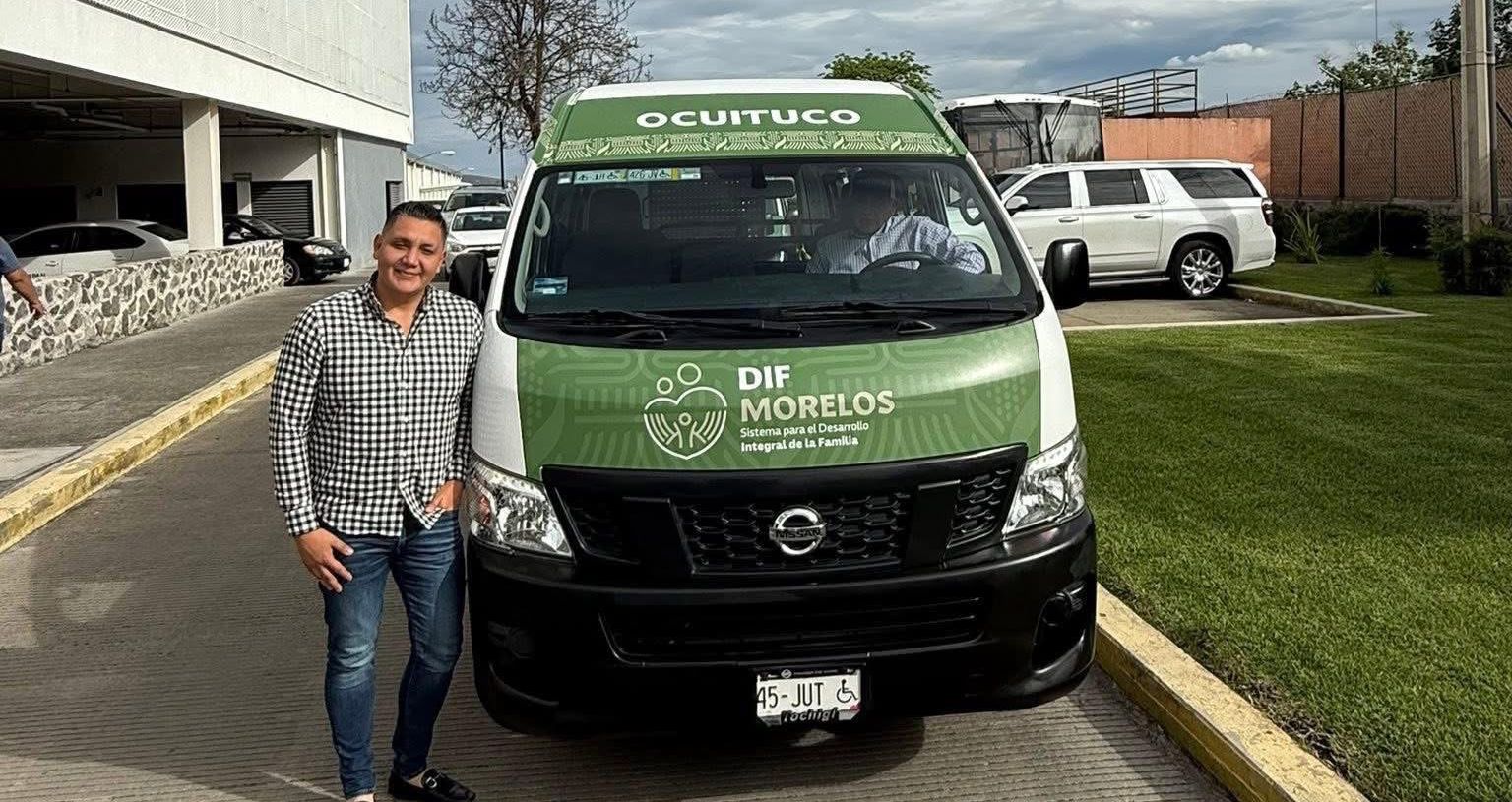 Recibe DIF de Ocuituco unidad de traslados para personas con capacidades diferentes