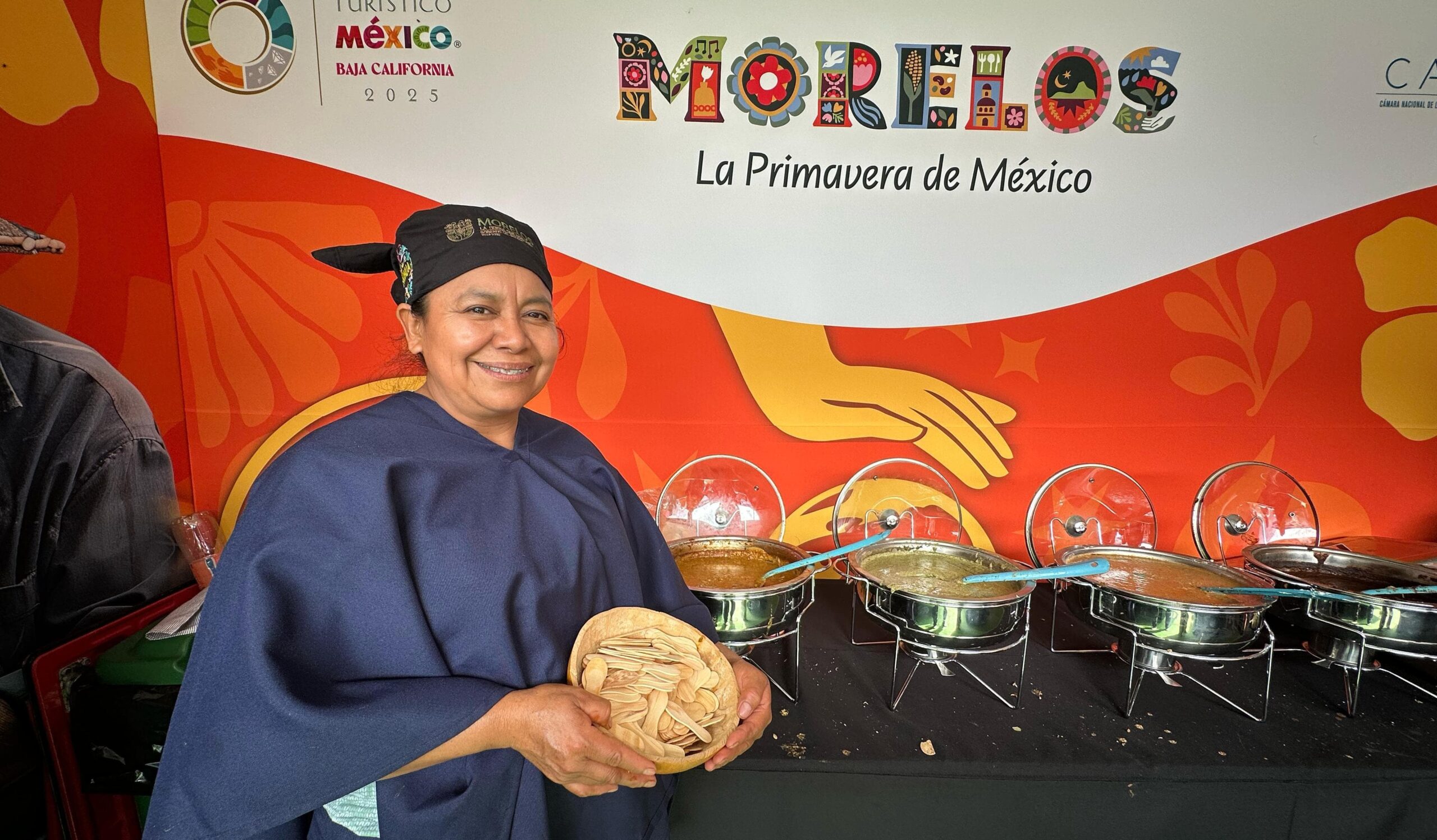 Presente la comida de Tetelcingo en el Tianguis Turístico México 2025