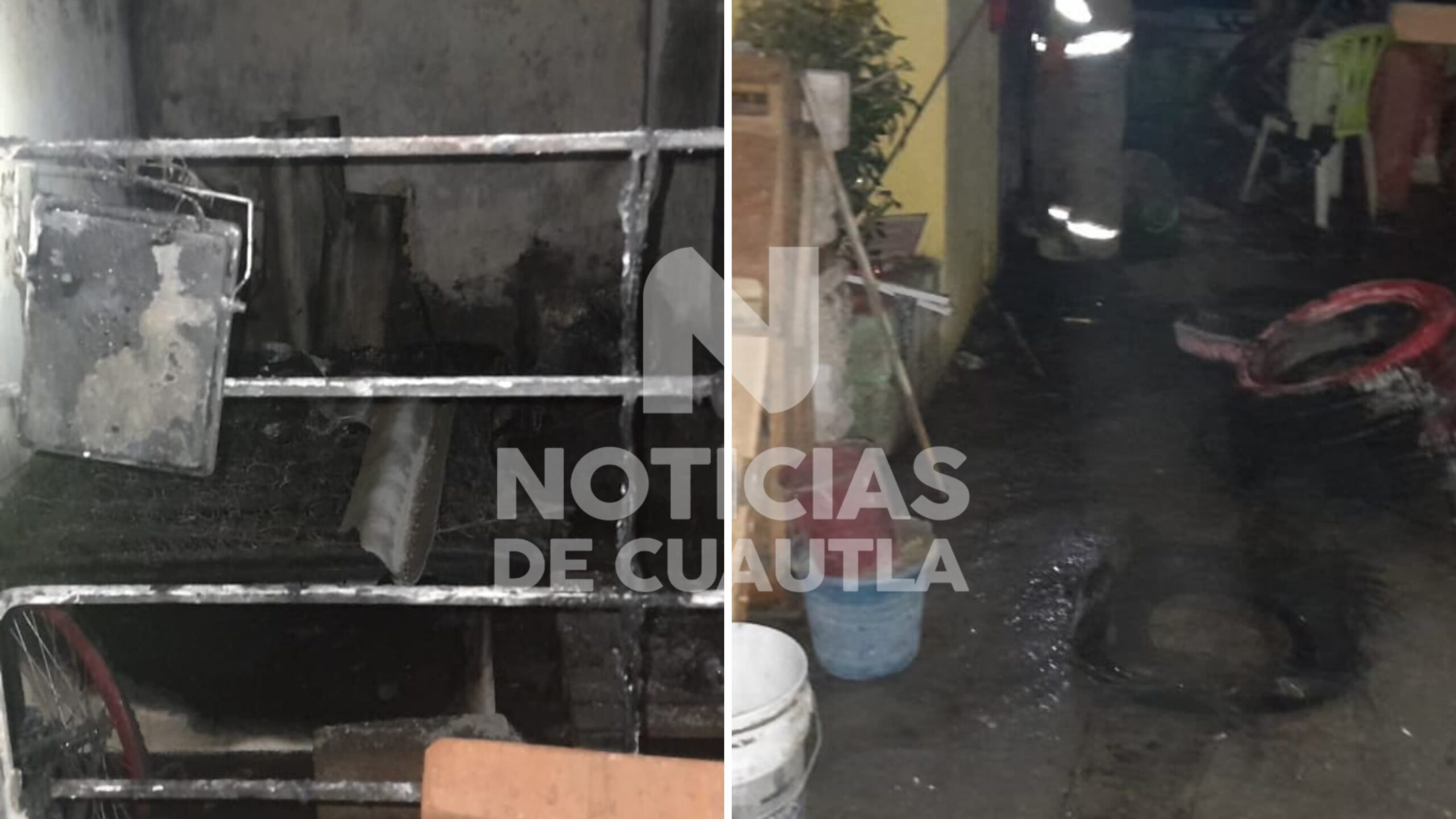 Vecinos Controlan Incendio en Vivienda de la Colonia Biznaga en Cuautla