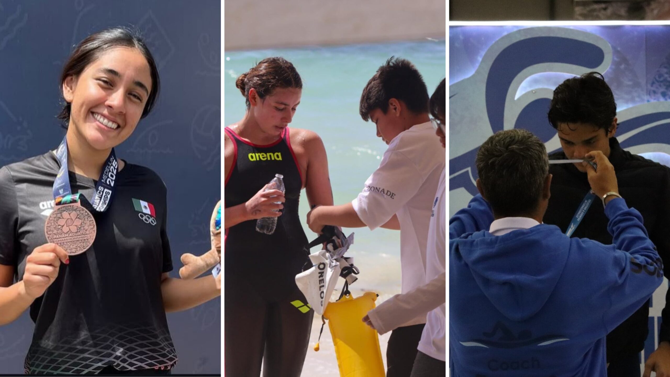 Brillan morelenses en el Panam Aquatics Champiomship Medellín 2025