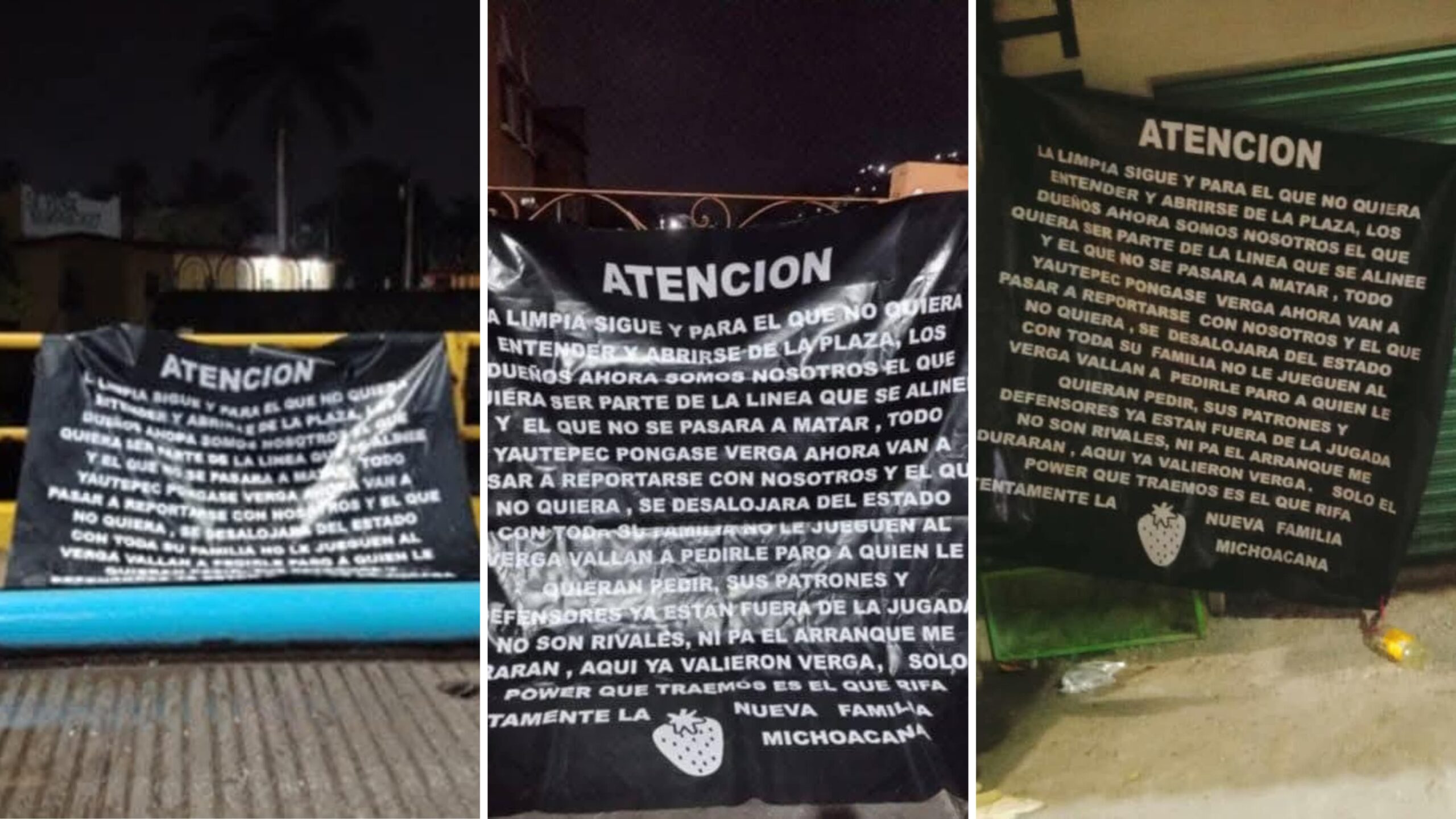 Dejan «narco-lonas» en puntos estratégicos de Yautepec