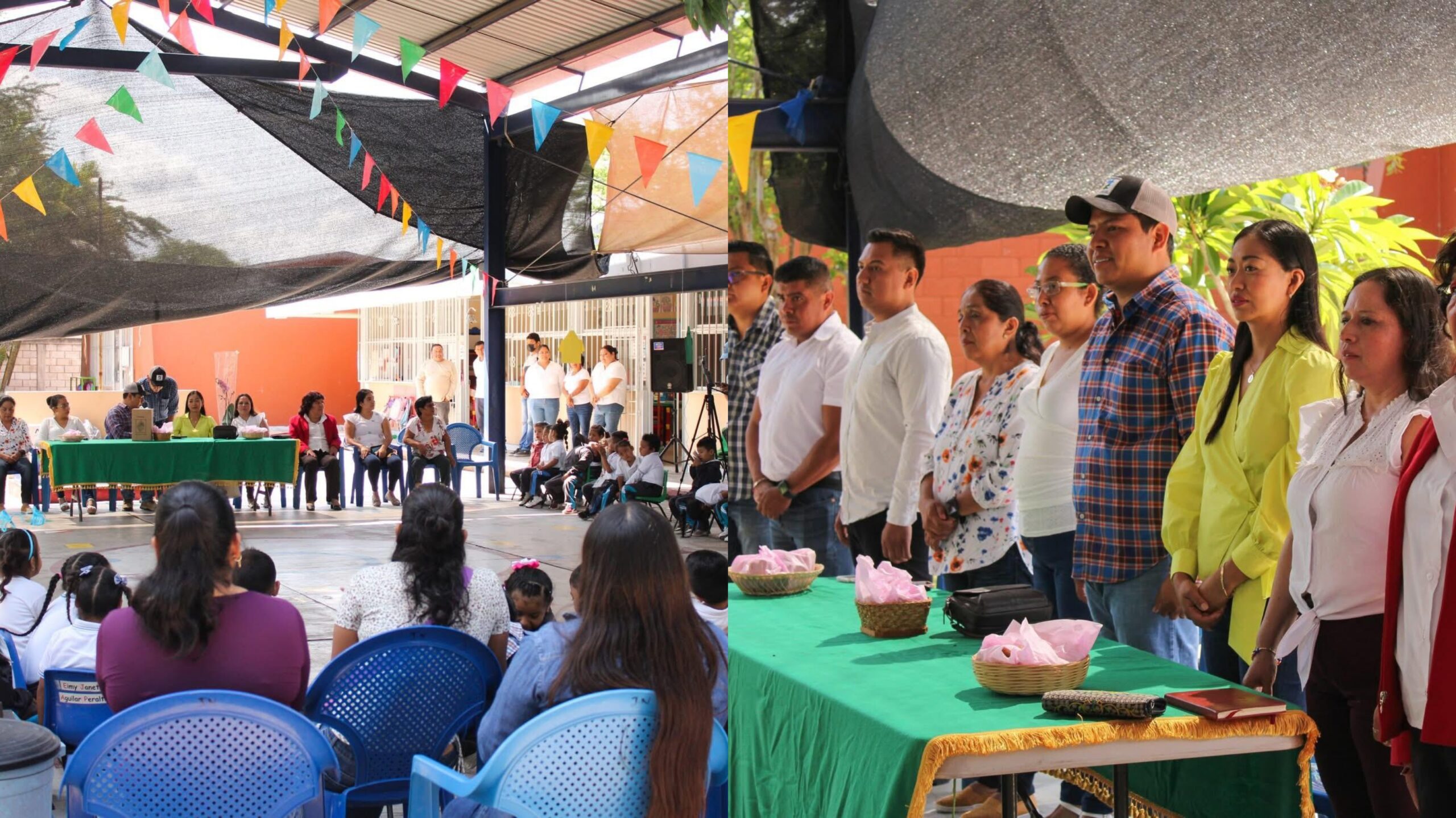 Entregan introducción de drenaje a Jardín de Niños de Chalcatzingo