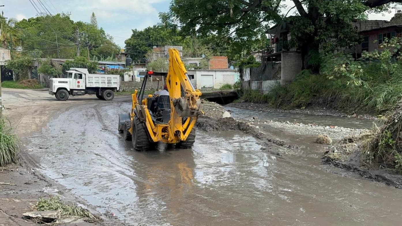 Realizan en vado de Agua Hedionda labores de limpieza
