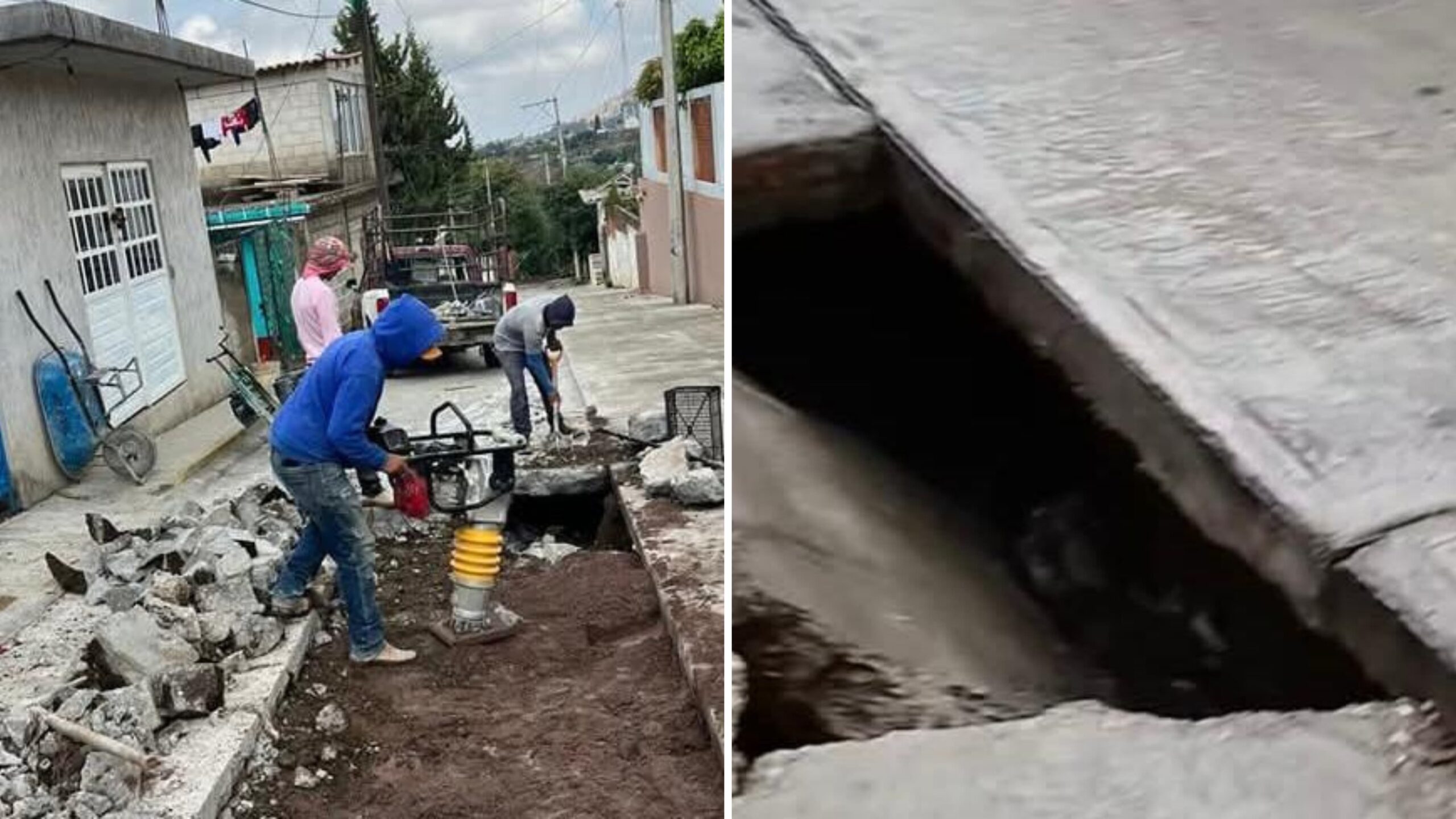 Atiende ayuntamiento socavón en Huecahuaxco