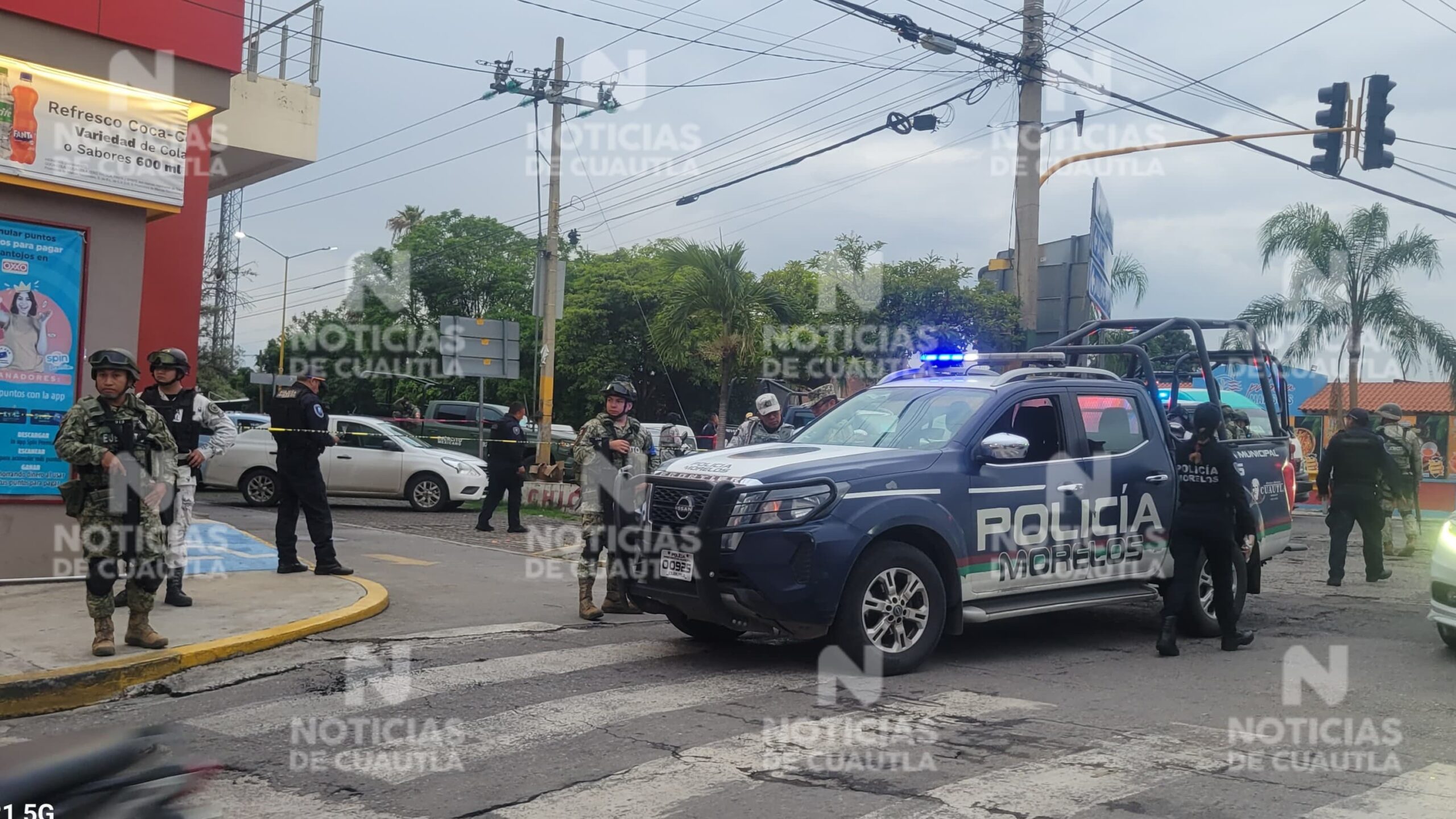 Muere hombre tras ser atacado a balazos en el crucero de «Las Palmas» en Cuautla