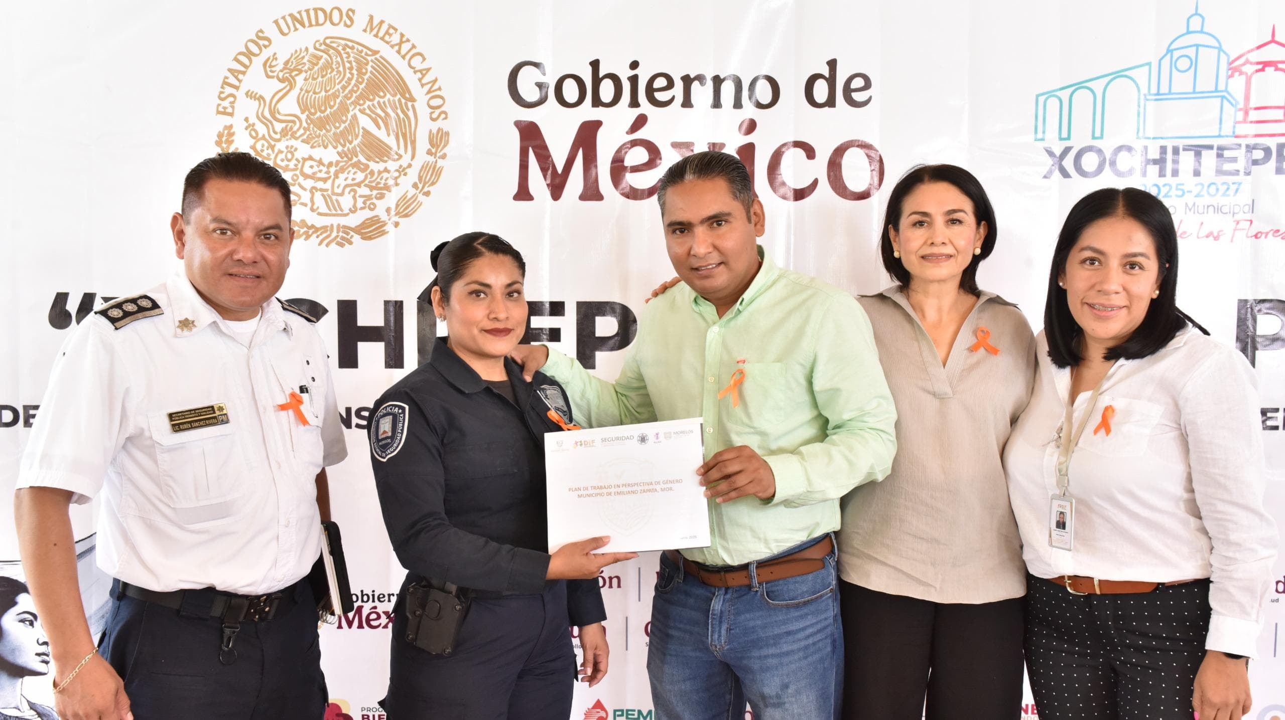 Emiliano Zapata presenta Plan de Trabajo en Perspectiva de Género en mesa regional de seguridad