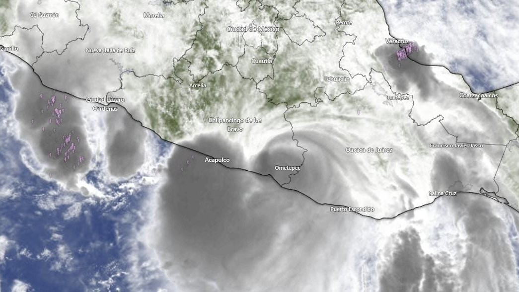Lluvias y descenso de temperatura para Morelos por huracán Erick