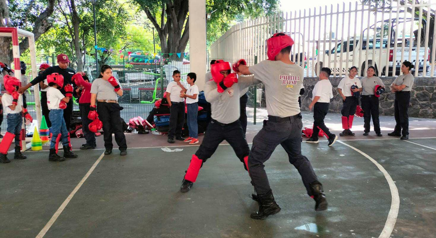 Patrulla juvenil continúa fomentando disciplinas y valores a jóvenes cuautlenses